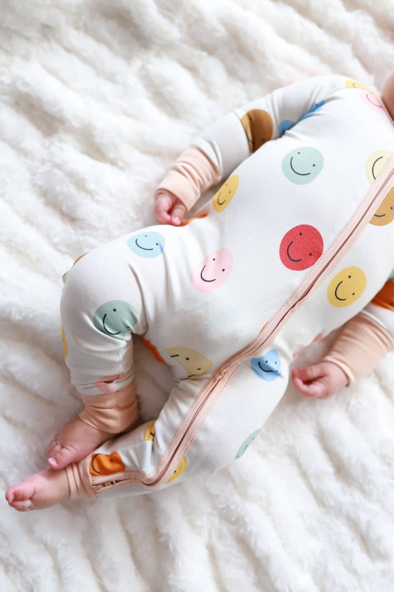 Dainty Bow Baby Pajamas - SPARROW