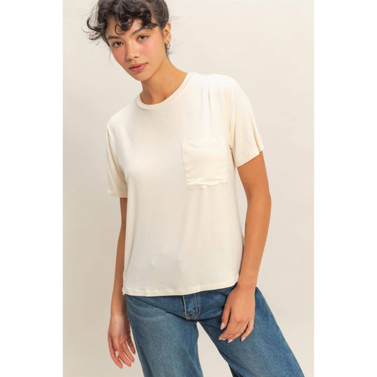 Dakota Tee - Cream - SPARROW