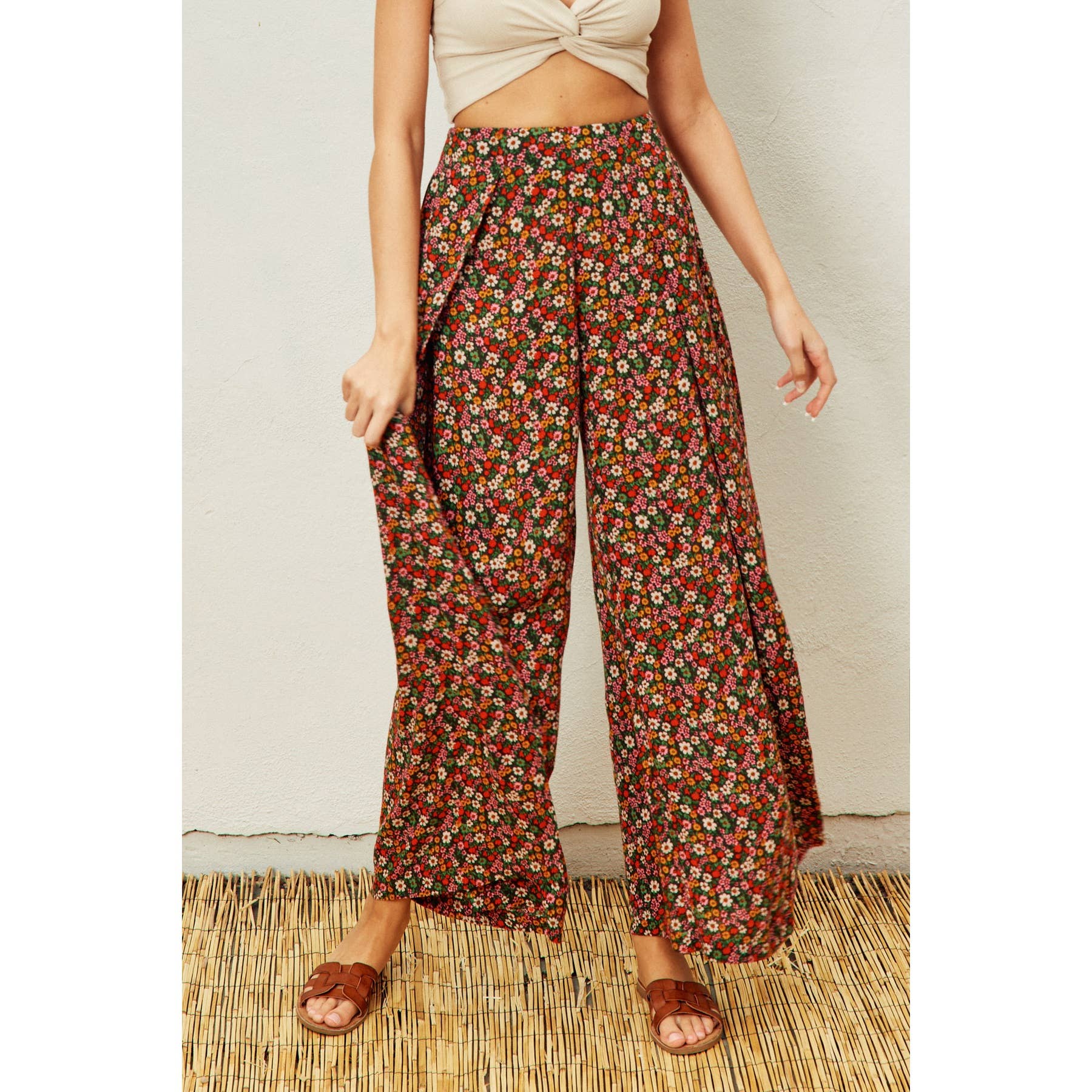 Daniella Floral Pants - SPARROW