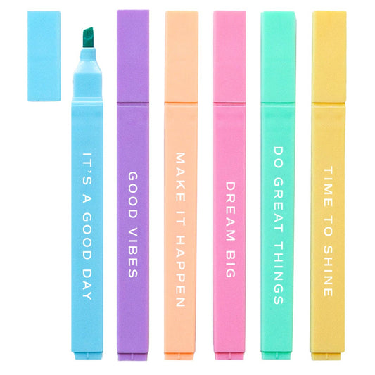 Do Great Things Highlighter Set - Stationery Set - SPARROW