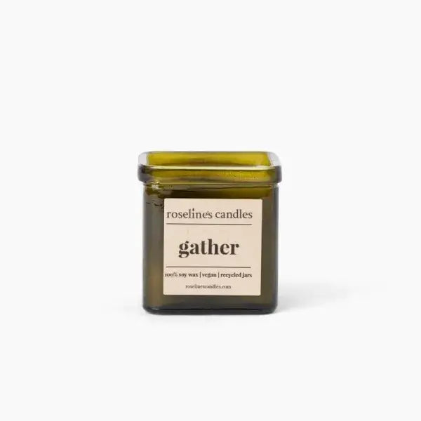 Gather - 8 oz Soy Candle - Recycled Glass Jar