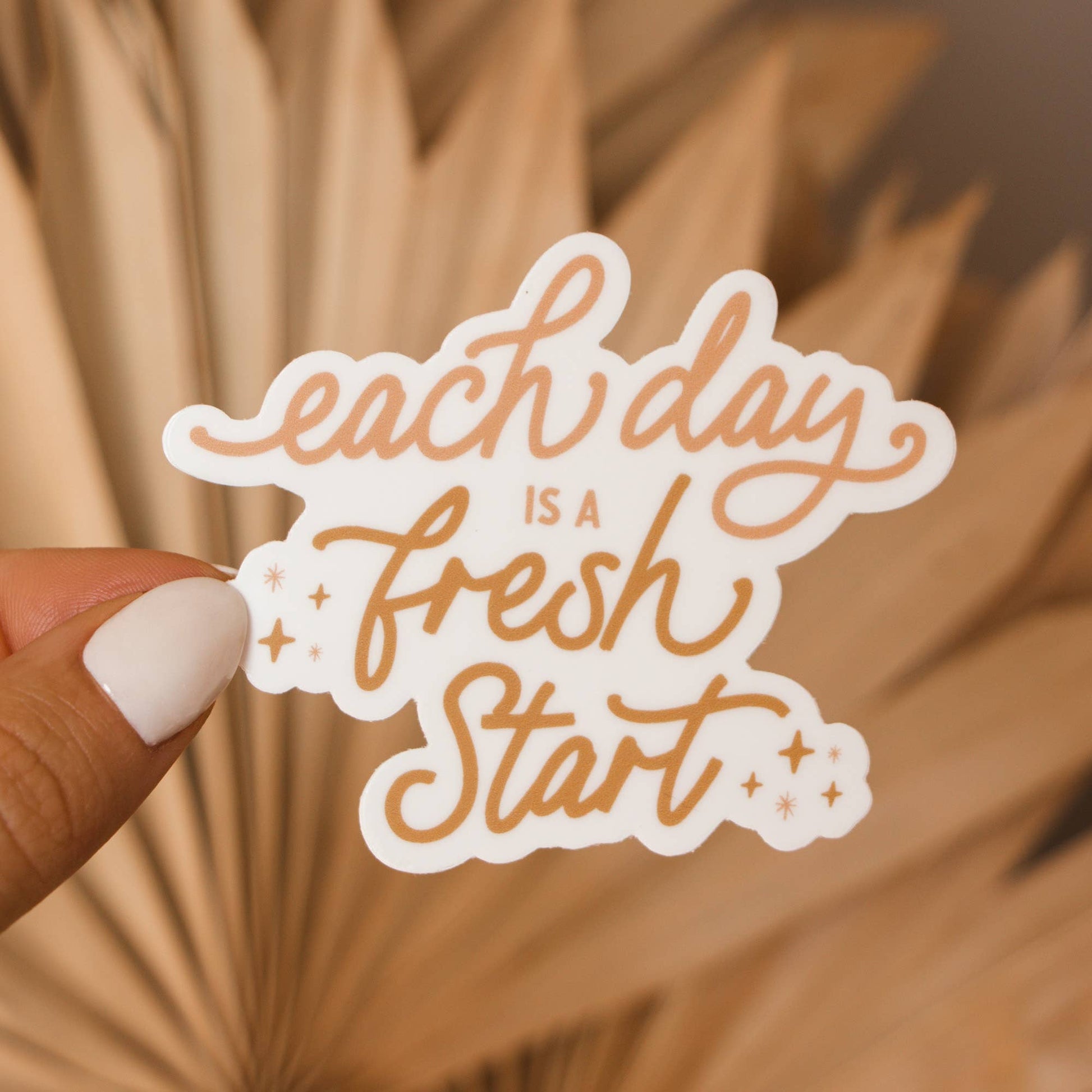 Each Day is a Fresh Start Sticker - SPARROW