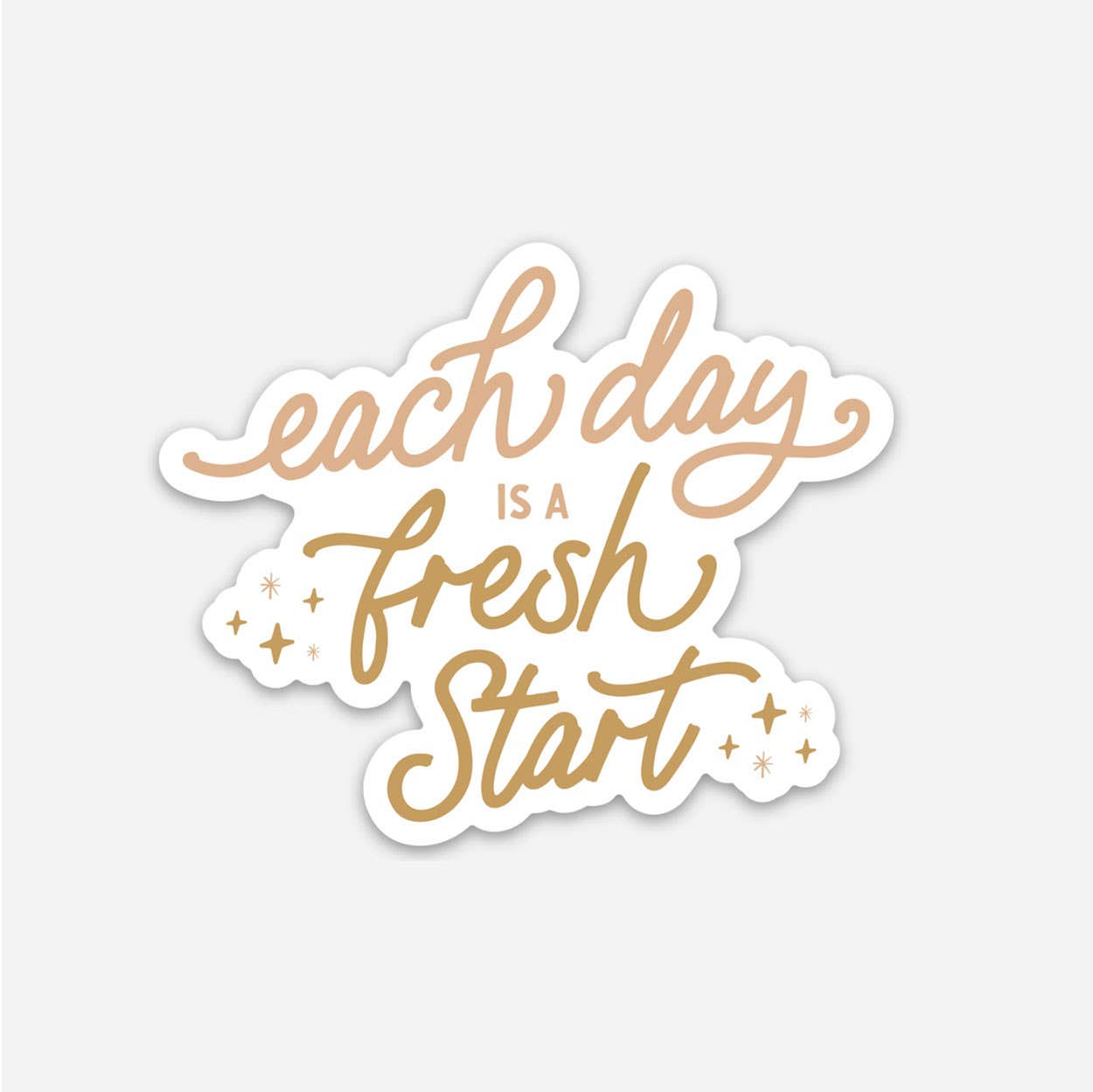 Each Day is a Fresh Start Sticker - SPARROW