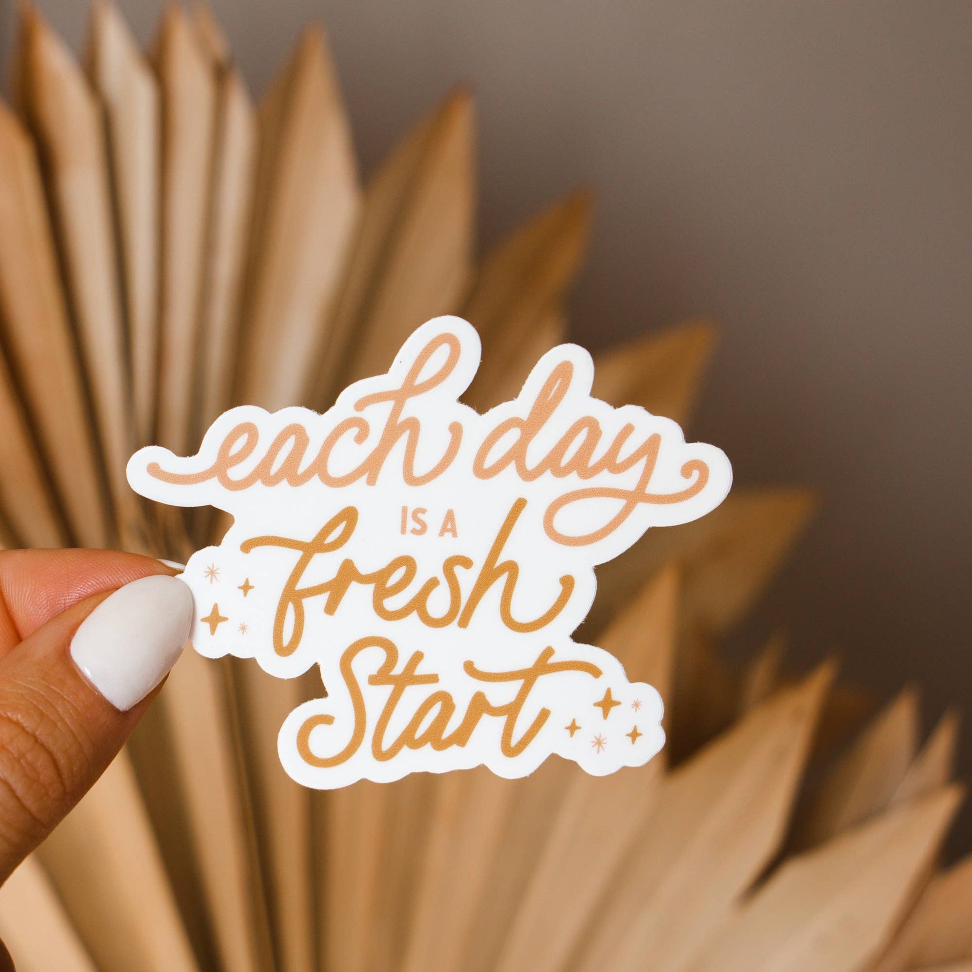 Each Day is a Fresh Start Sticker - SPARROW