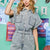 Elana Denim Romper - SPARROW