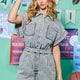 Elana Denim Romper - SPARROW