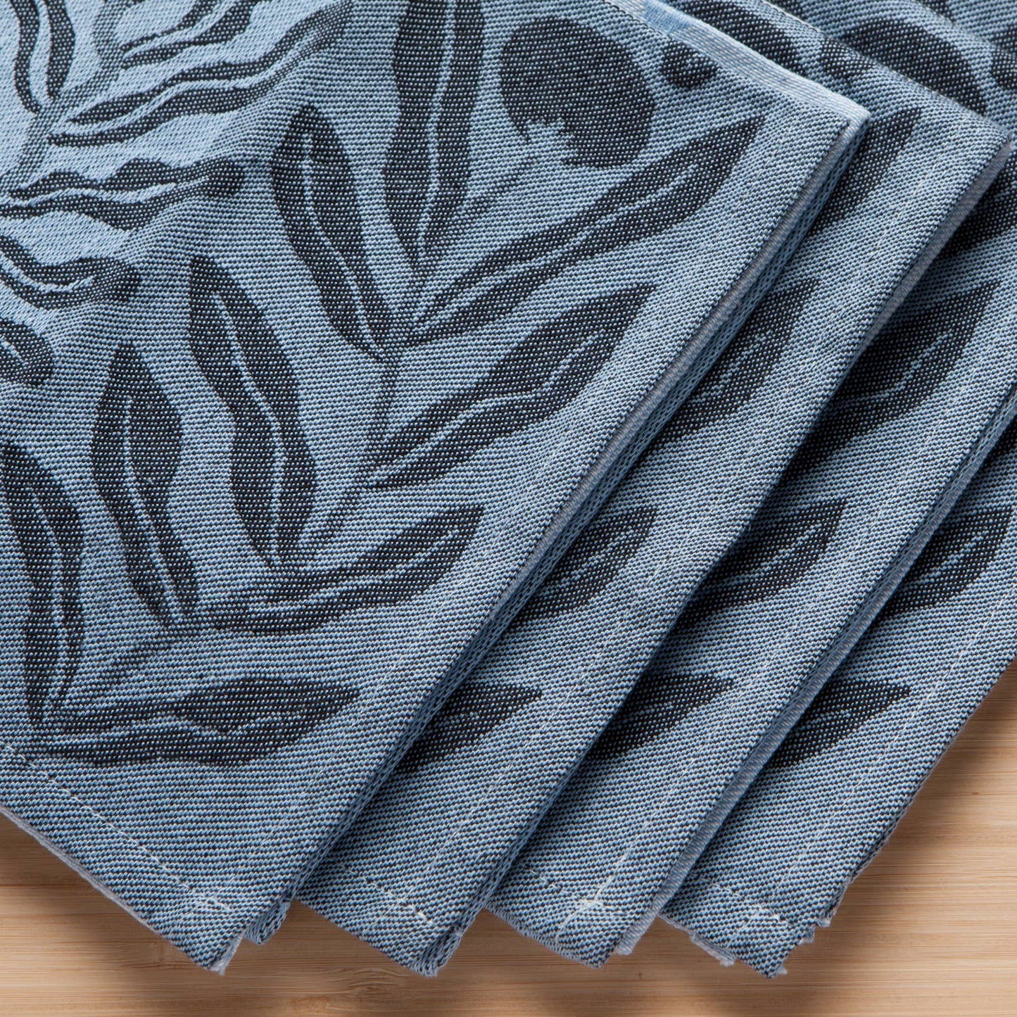 Entwine Woven Cotton Jacquard Napkins Set of 4 - SPARROW