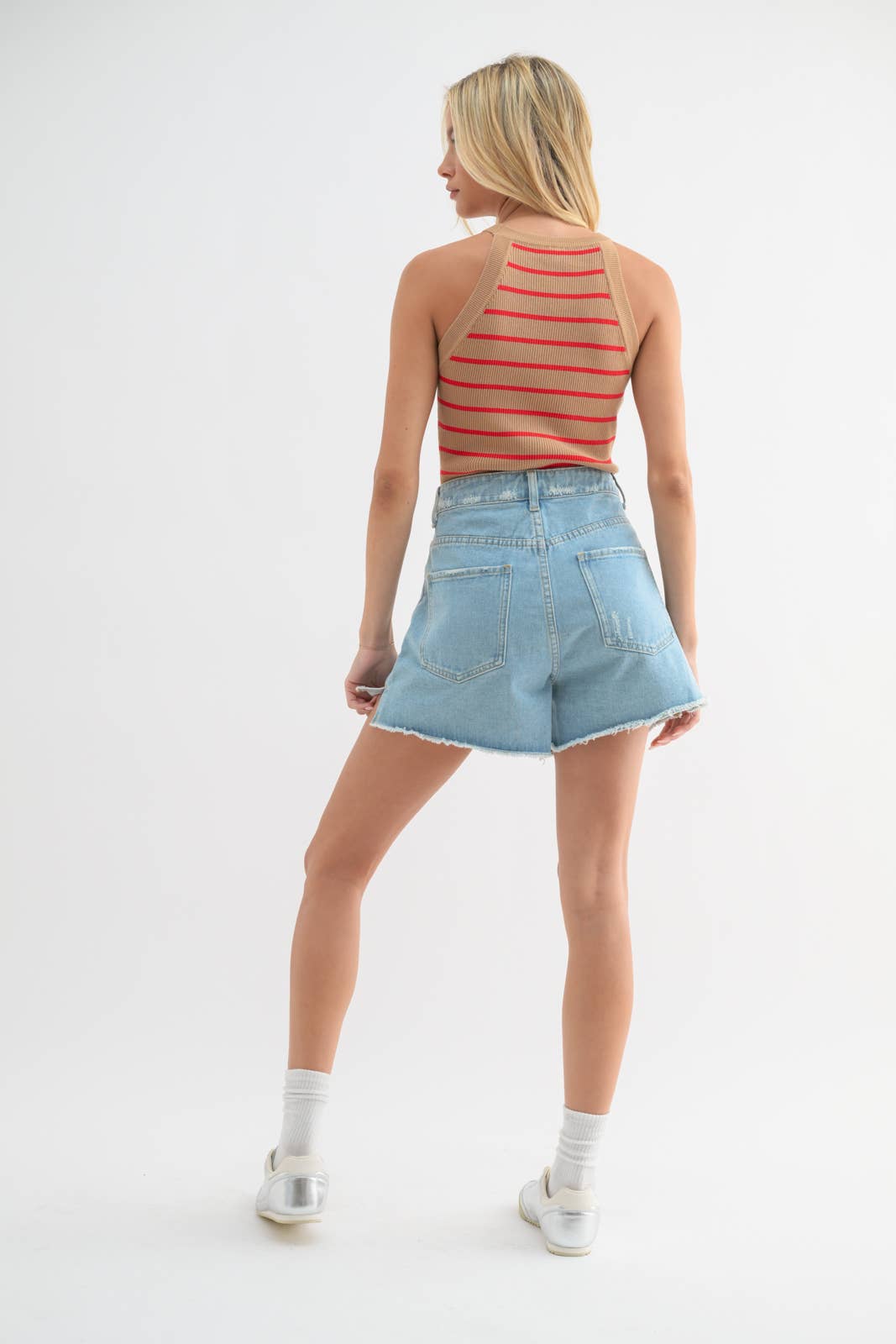 Evelyn Denim Shorts - SPARROW