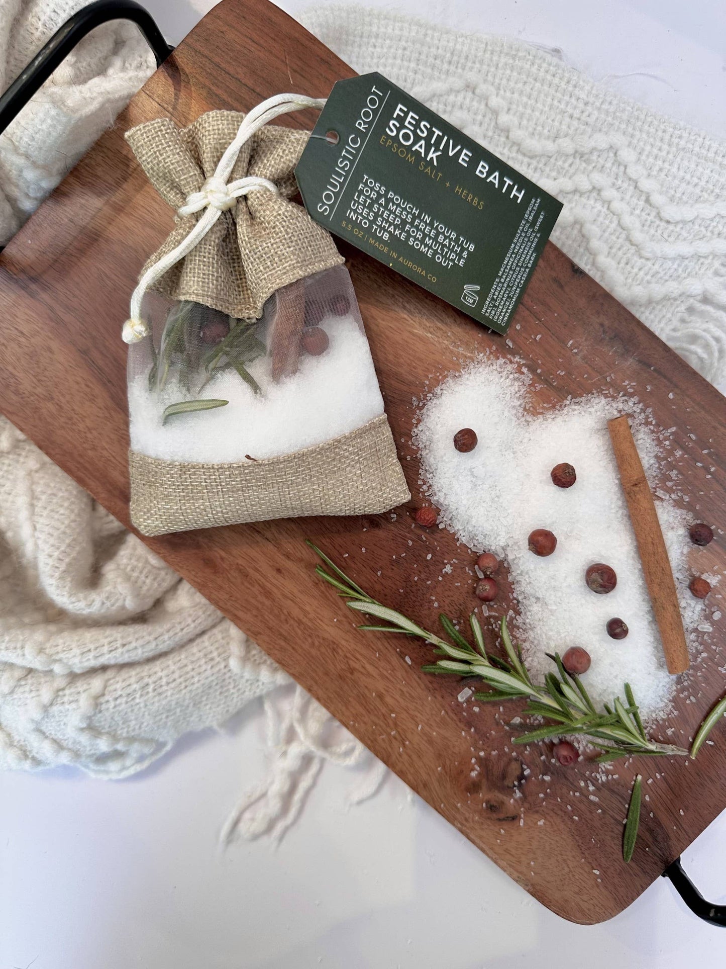 Festive Bath Soaks -Stocking Stuffers & Christmas Ornaments