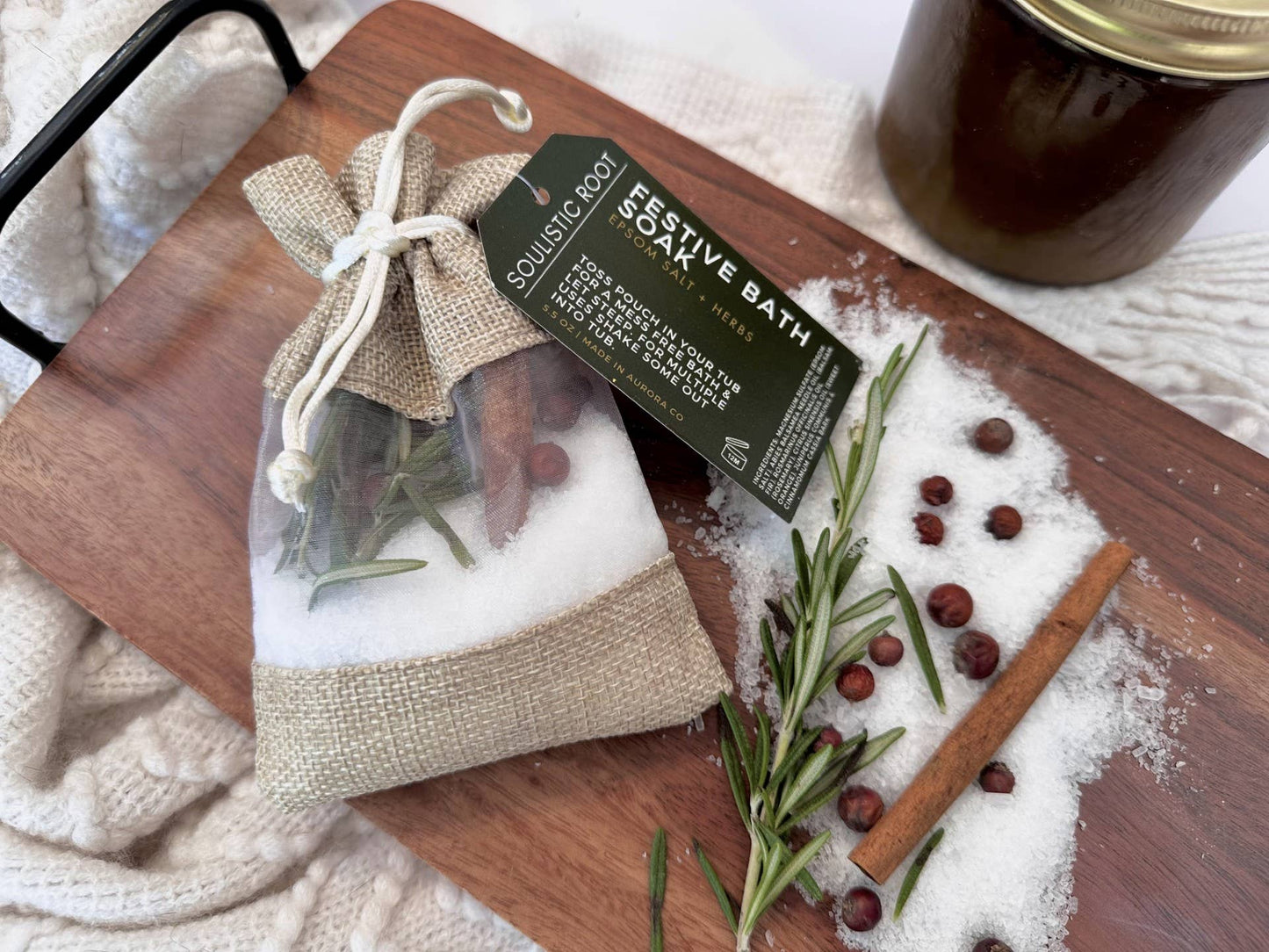 Festive Bath Soaks -Stocking Stuffers & Christmas Ornaments