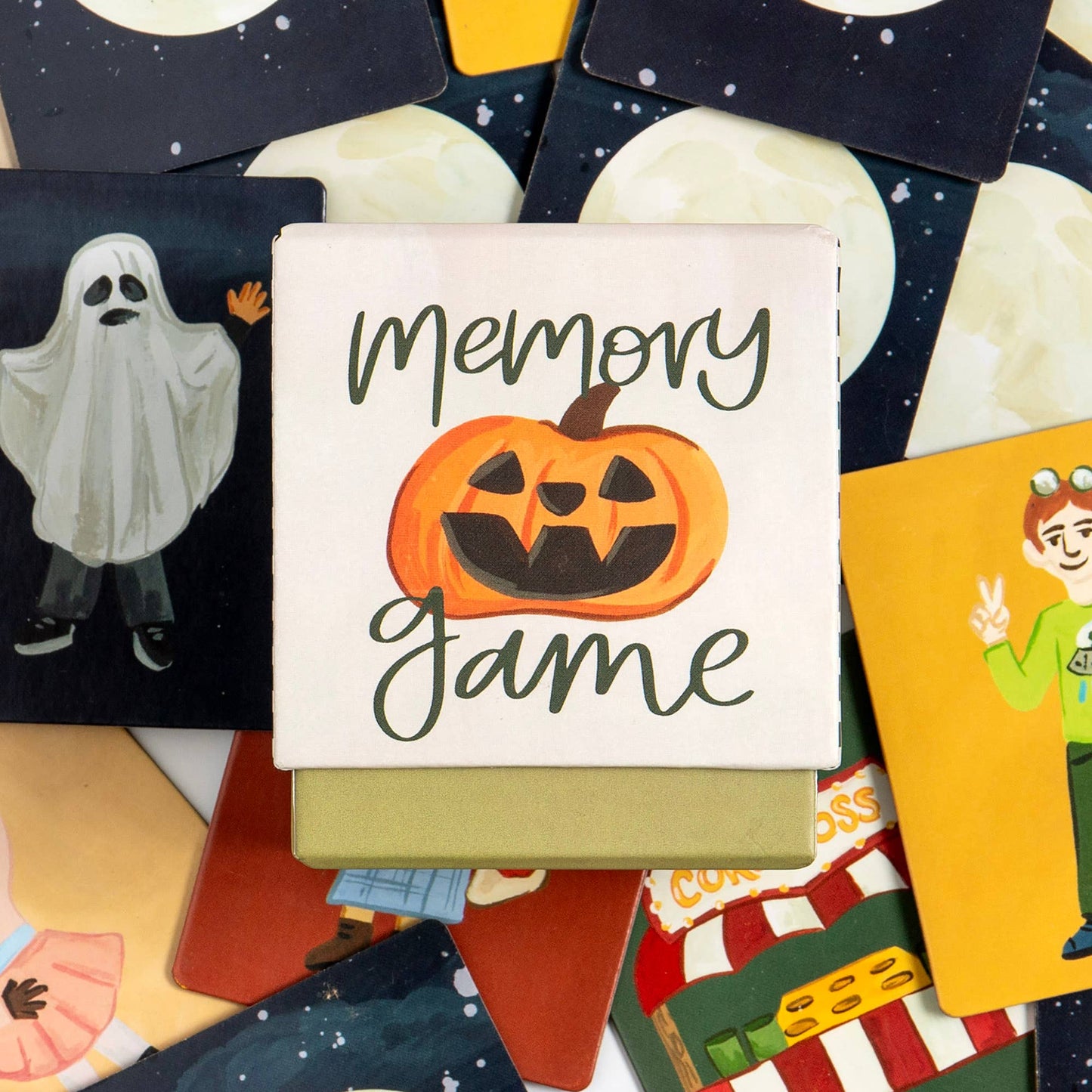 Fall Festival Halloween Memory Game - SPARROW