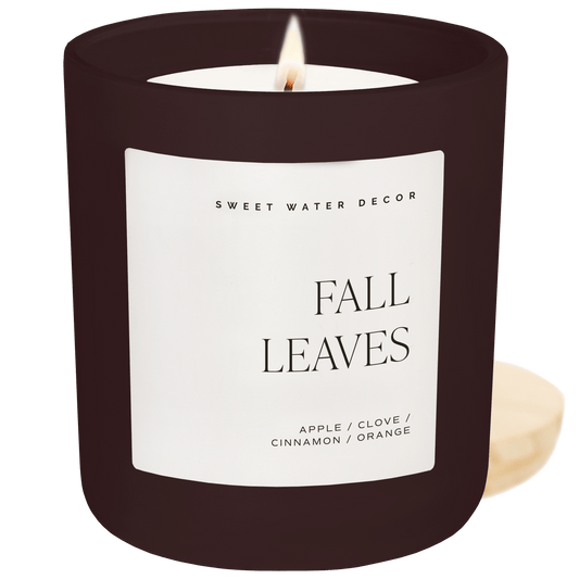 Fall Leaves 15 oz Candle - SPARROW