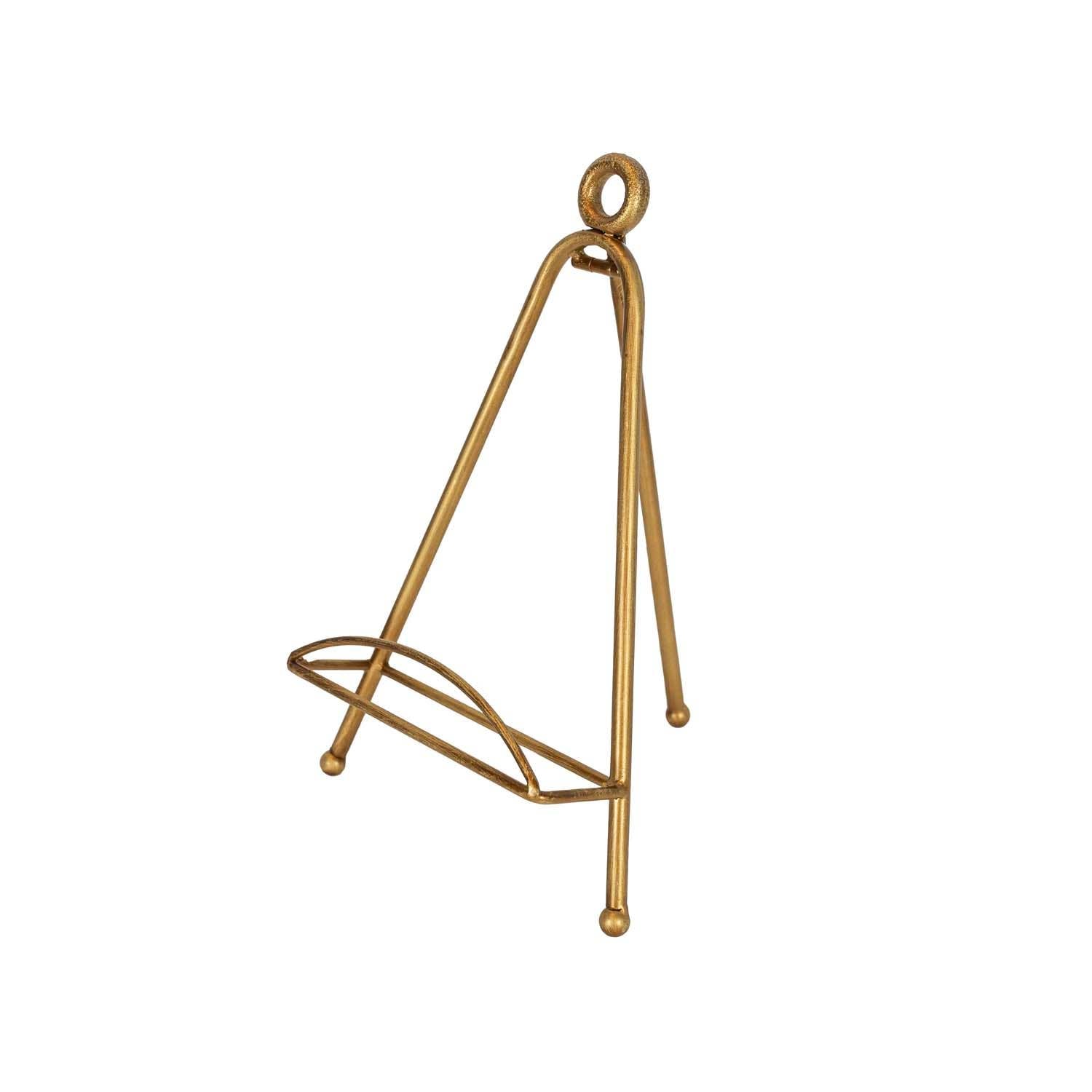 Faye Boho Brass Folding Easel Metal - SPARROW