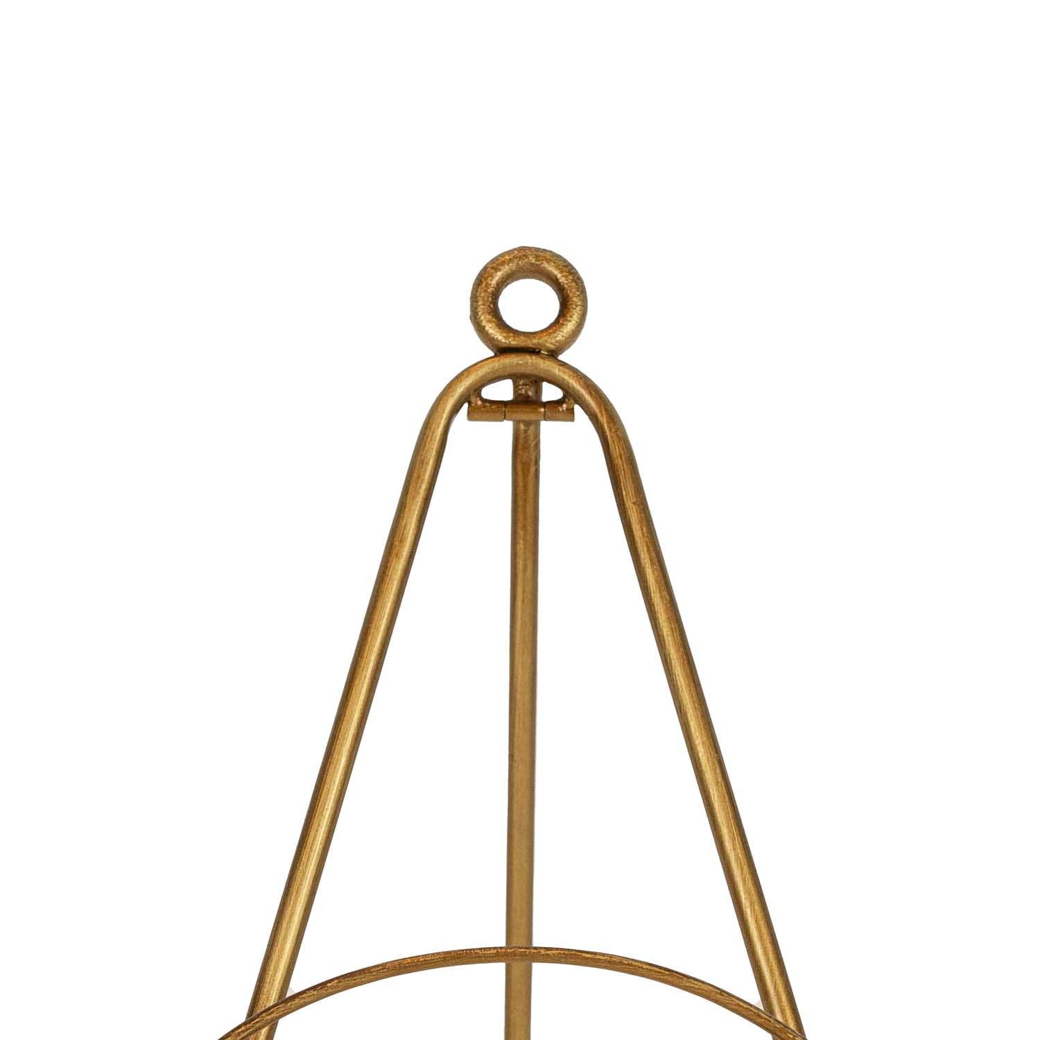 Faye Boho Brass Folding Easel Metal - SPARROW