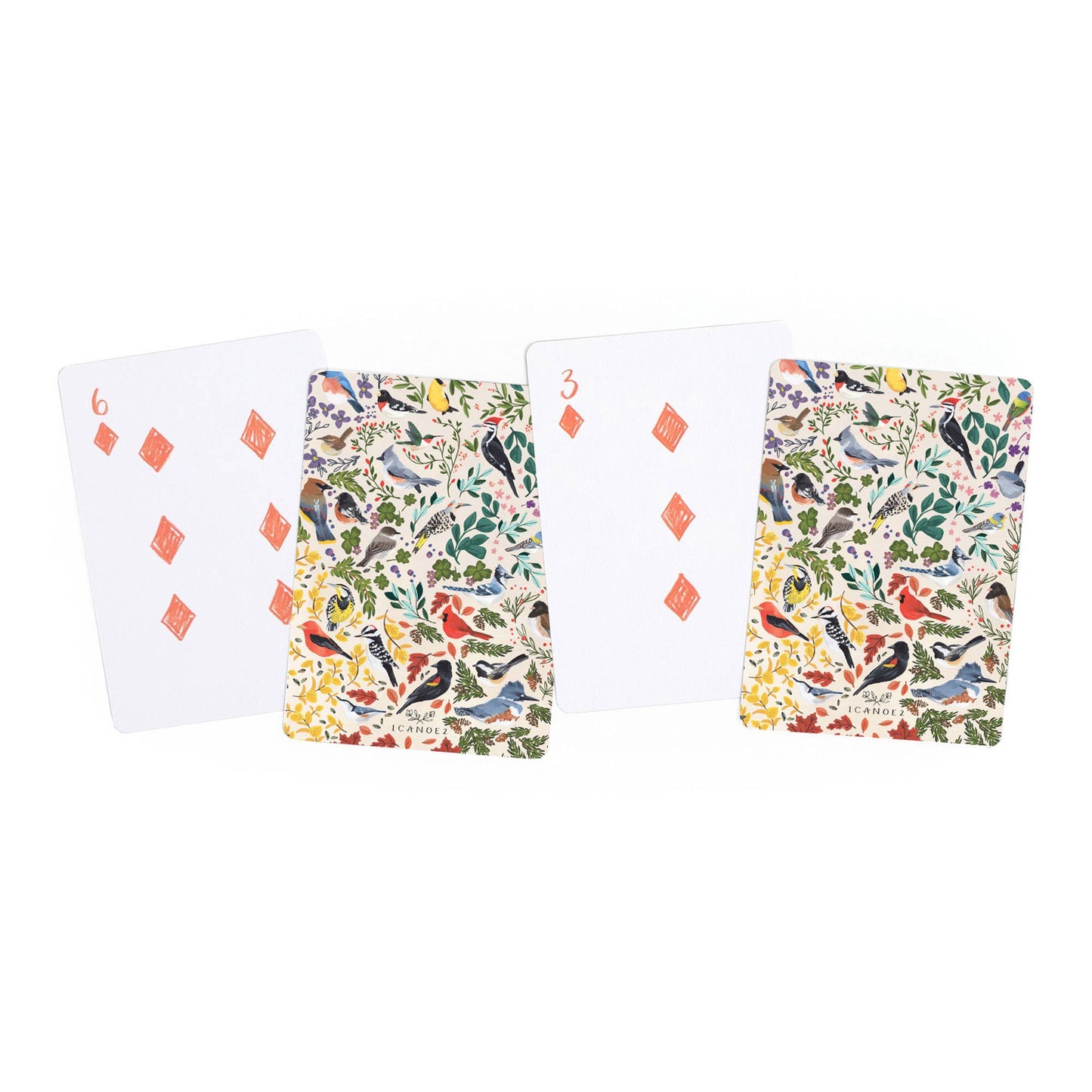 Feathered Friends Playing Card Deck - SPARROW