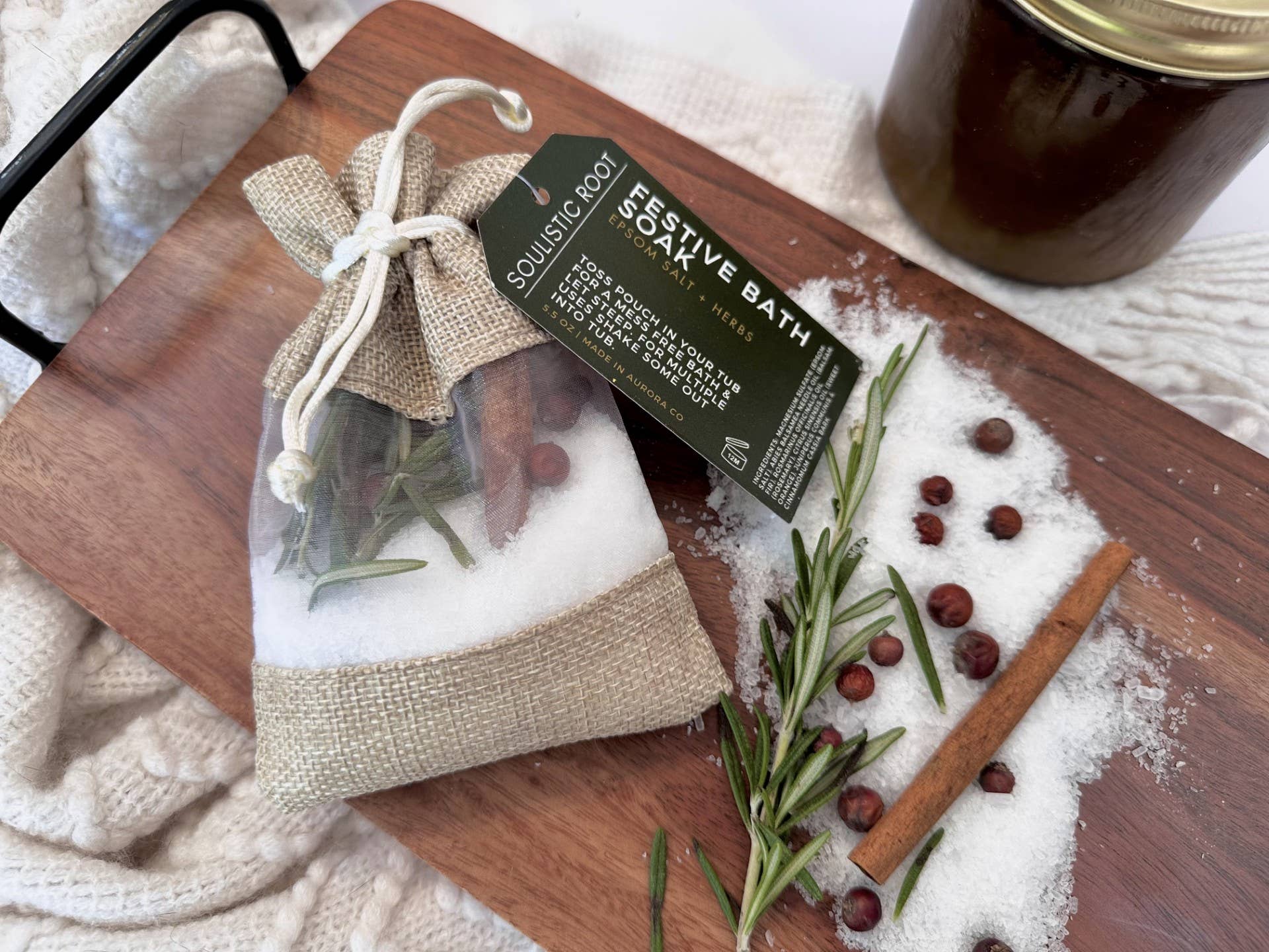 Festive Bath Soaks - Stocking Stuffers & Christmas Ornaments - SPARROW