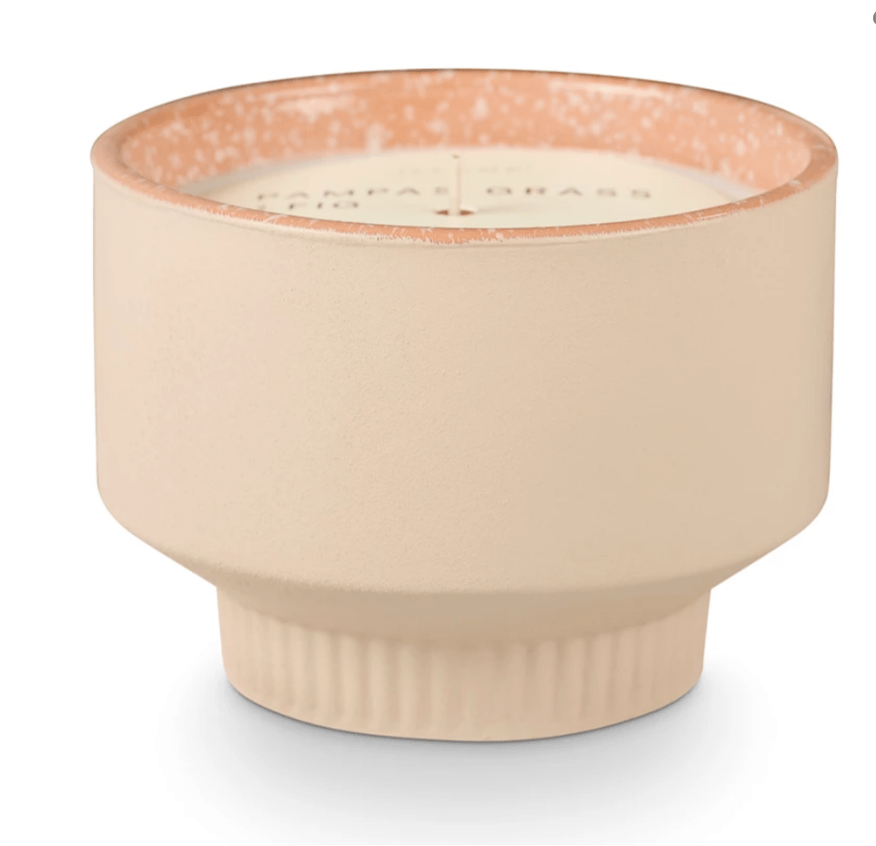 Fig & Pampas Grass Verde Ceramic Candle - SPARROW