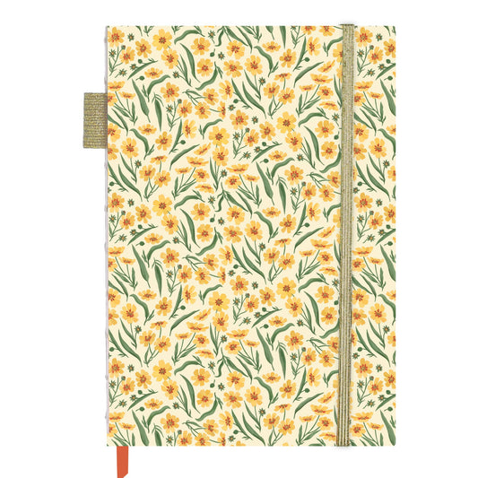 Floral Lined Journal - SPARROW