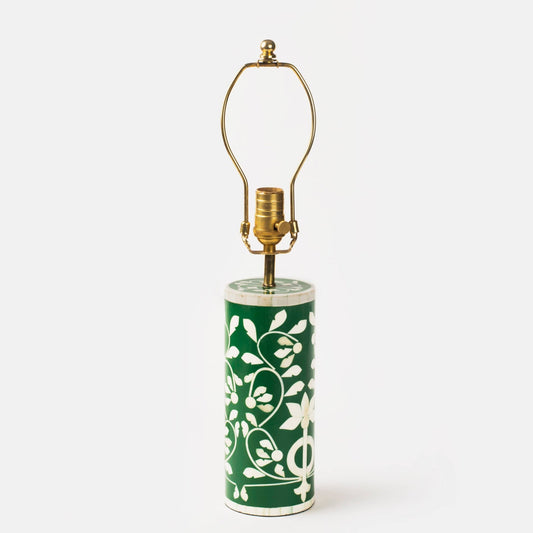 Floral Vines Table Lamp - Green - SPARROW