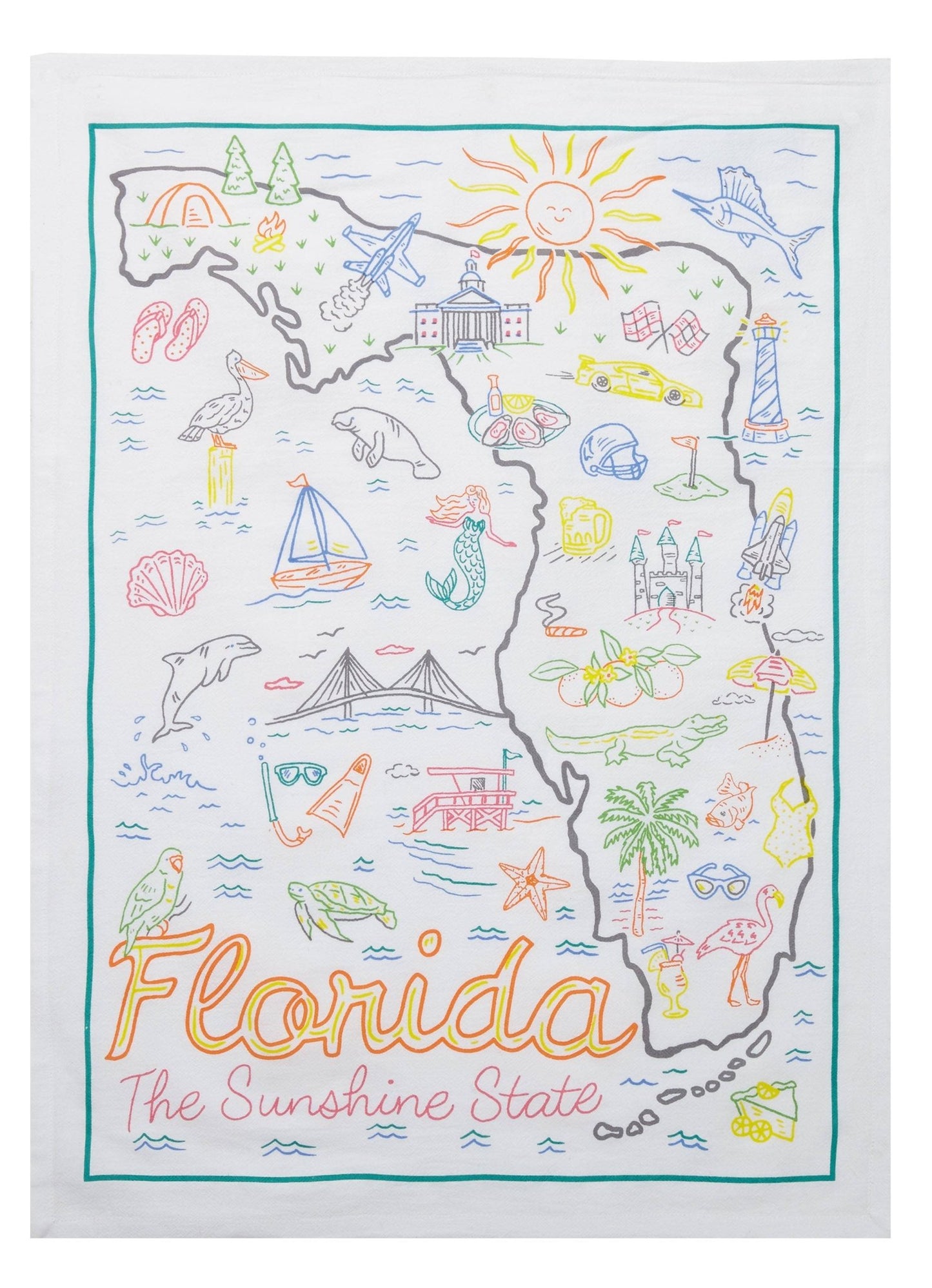 Florida Kitchen Towel - SPARROW