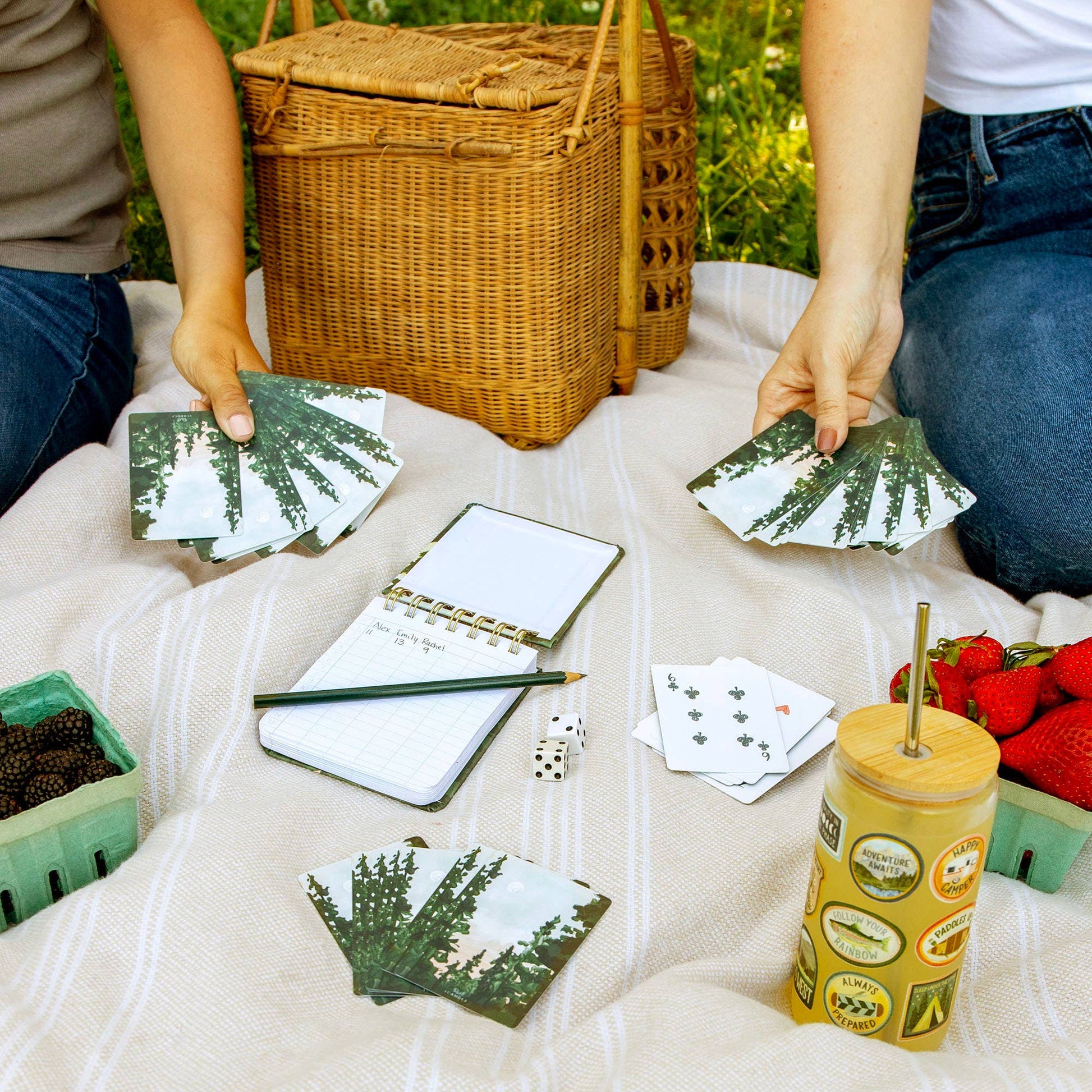 Forest Landscape Playing Card Set - SPARROW