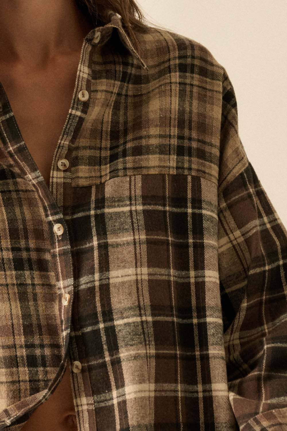 Gabbie Flannel - SPARROW