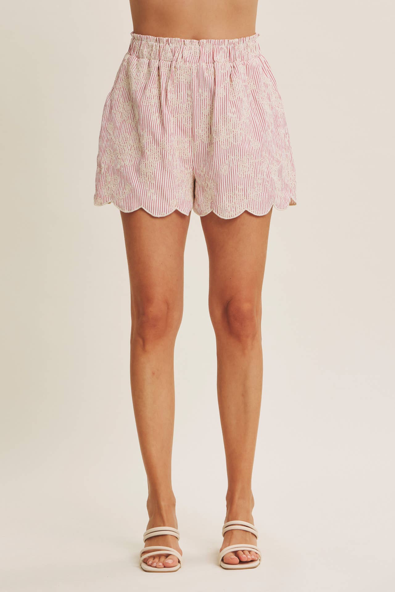 Gabbie Shorts - Red - SPARROW