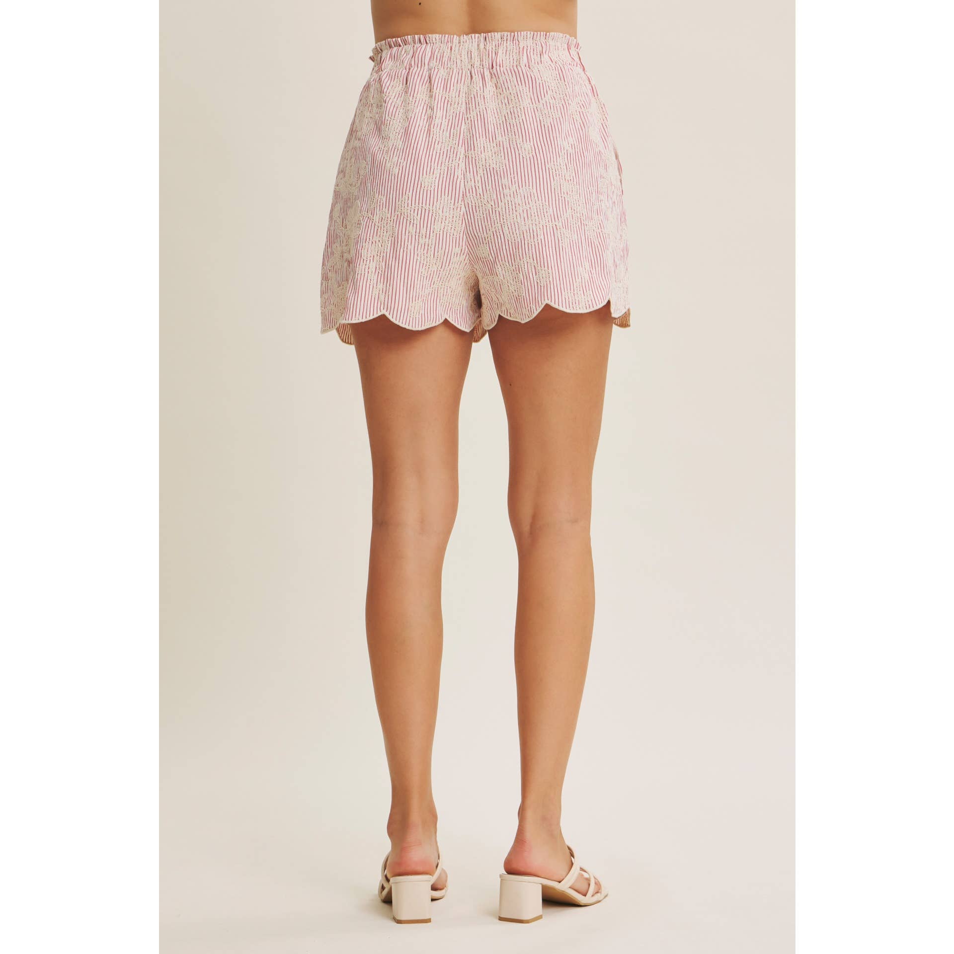 Gabbie Shorts - Red - SPARROW