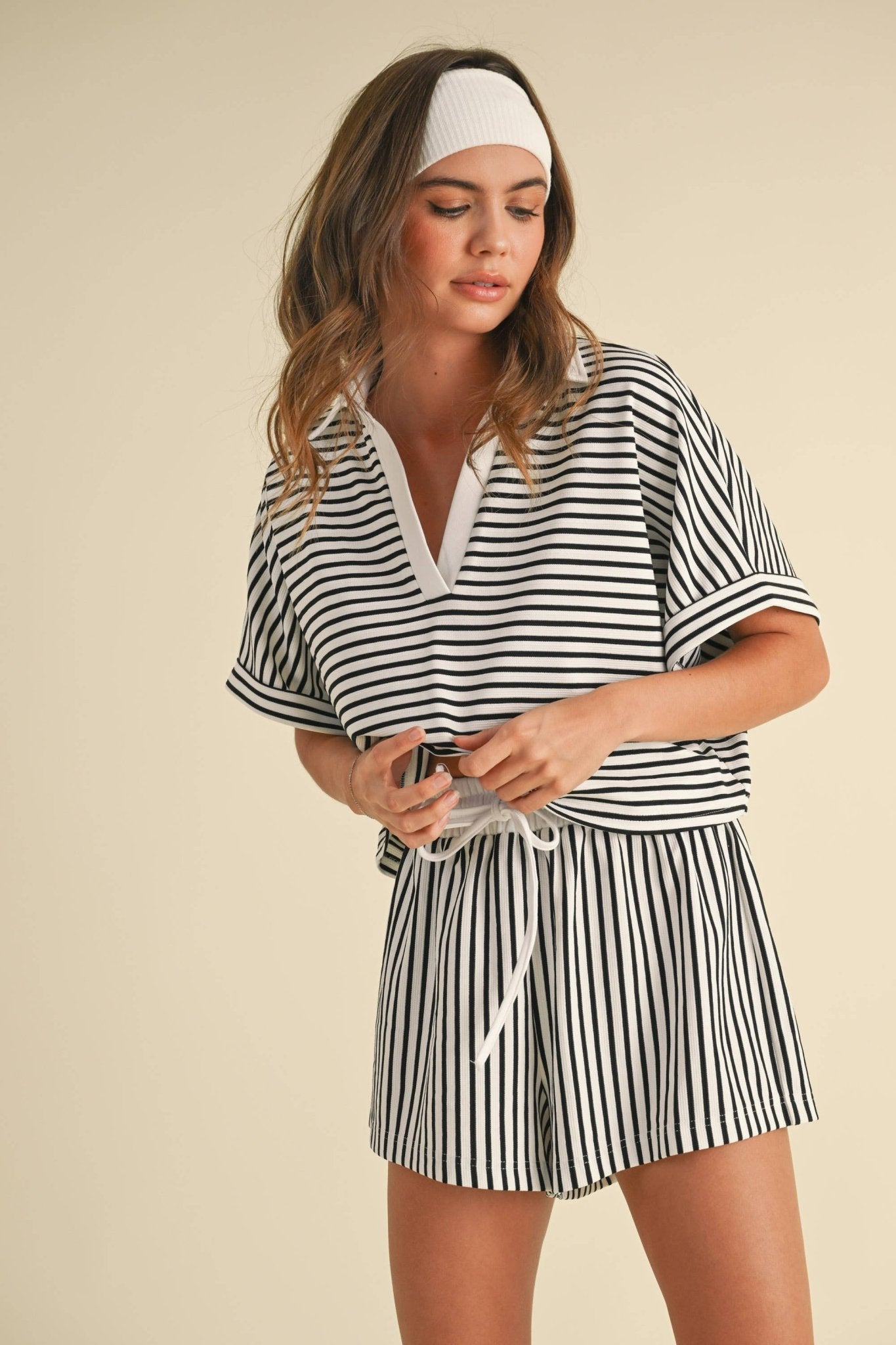 Gabriella Striped Set - SPARROW