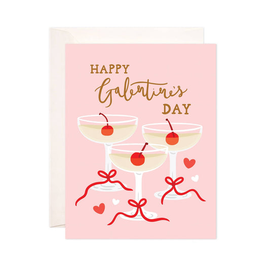 Galentine's Cocktails Greeting Card - Valentine's Day Card - SPARROW