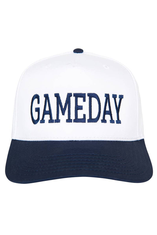 Gameday Two - Toned Hat - Navy & White - SPARROW