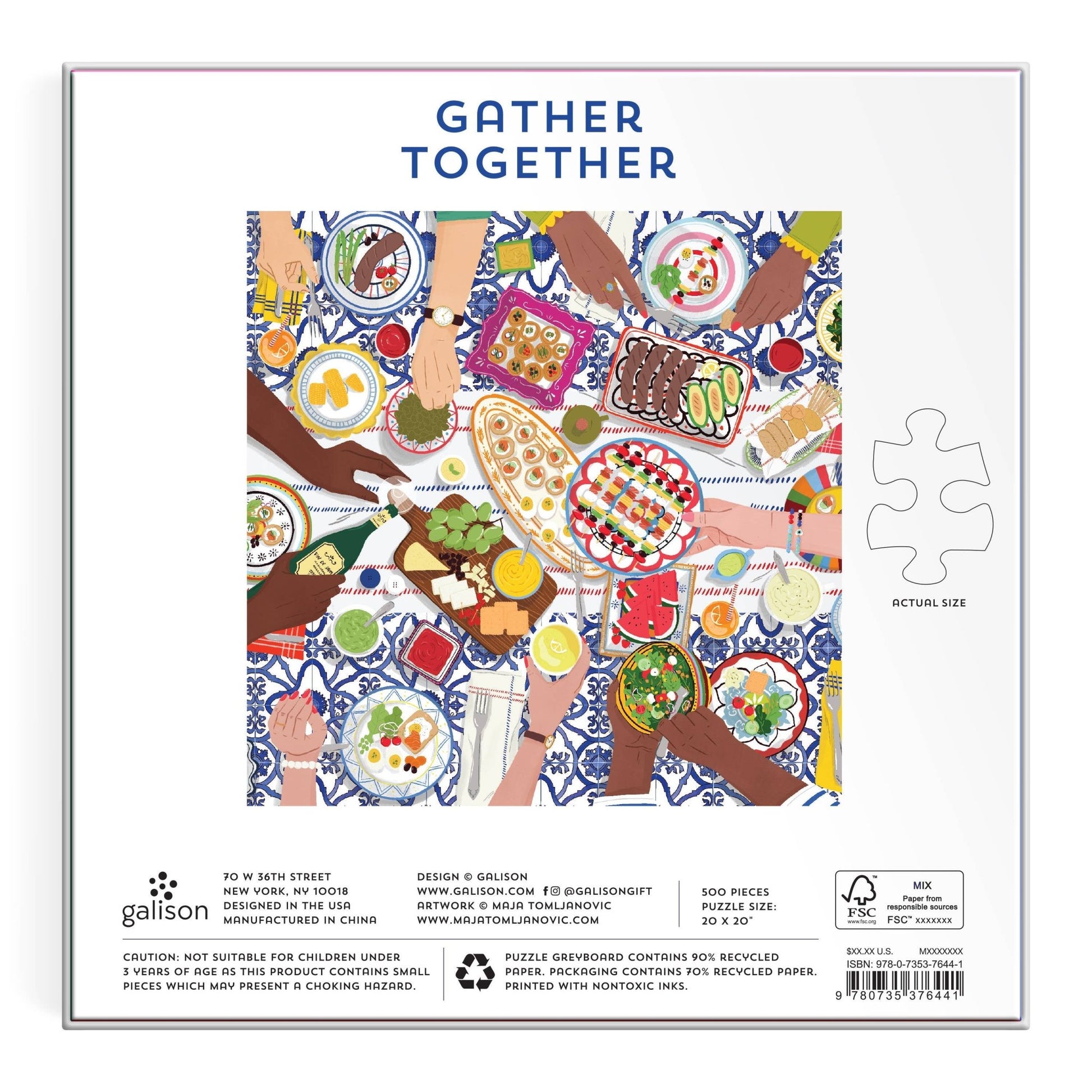 Gather Together 500 Piece Puzzle - SPARROW