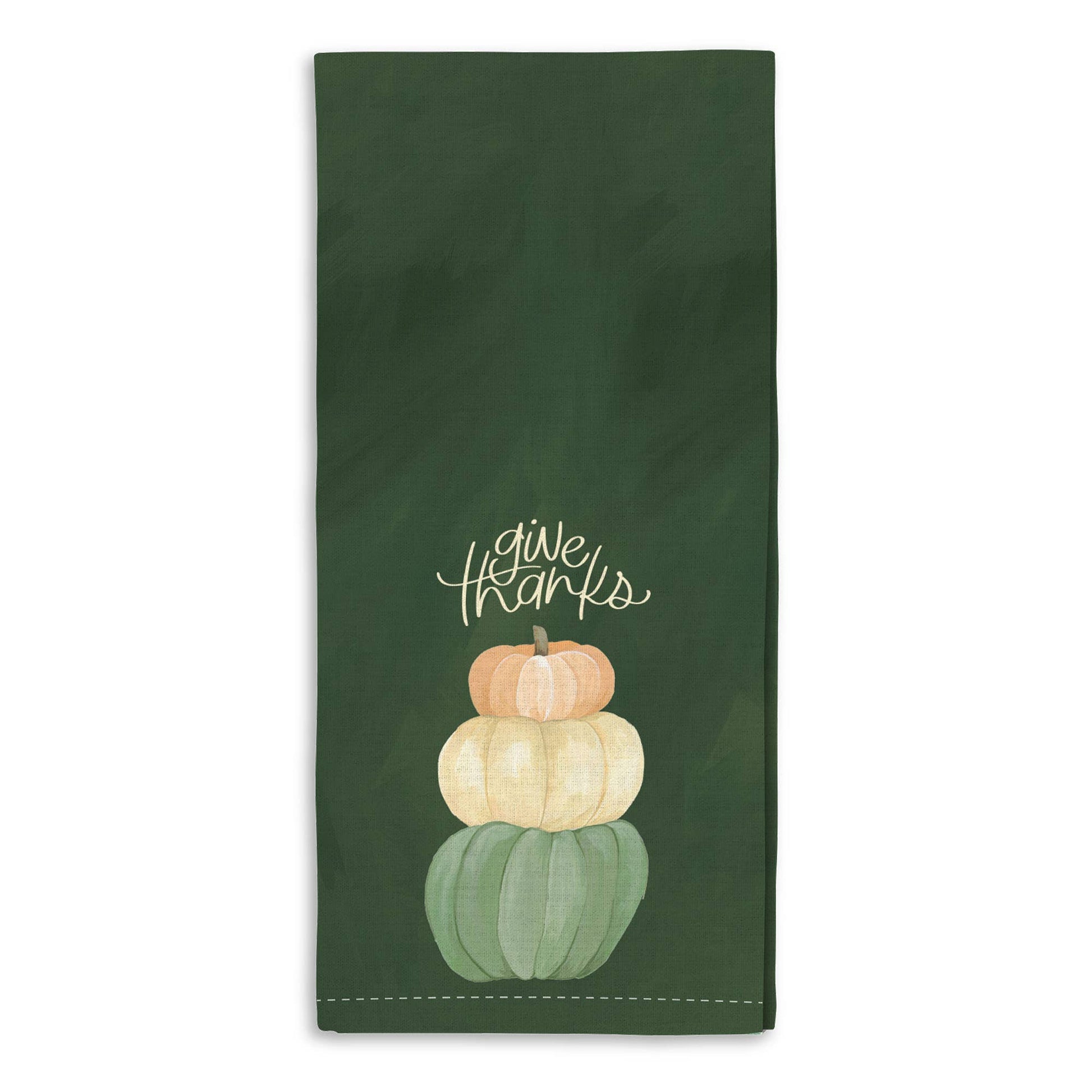 Give Thanks Pumpkins Kitchen Towel - SPARROW