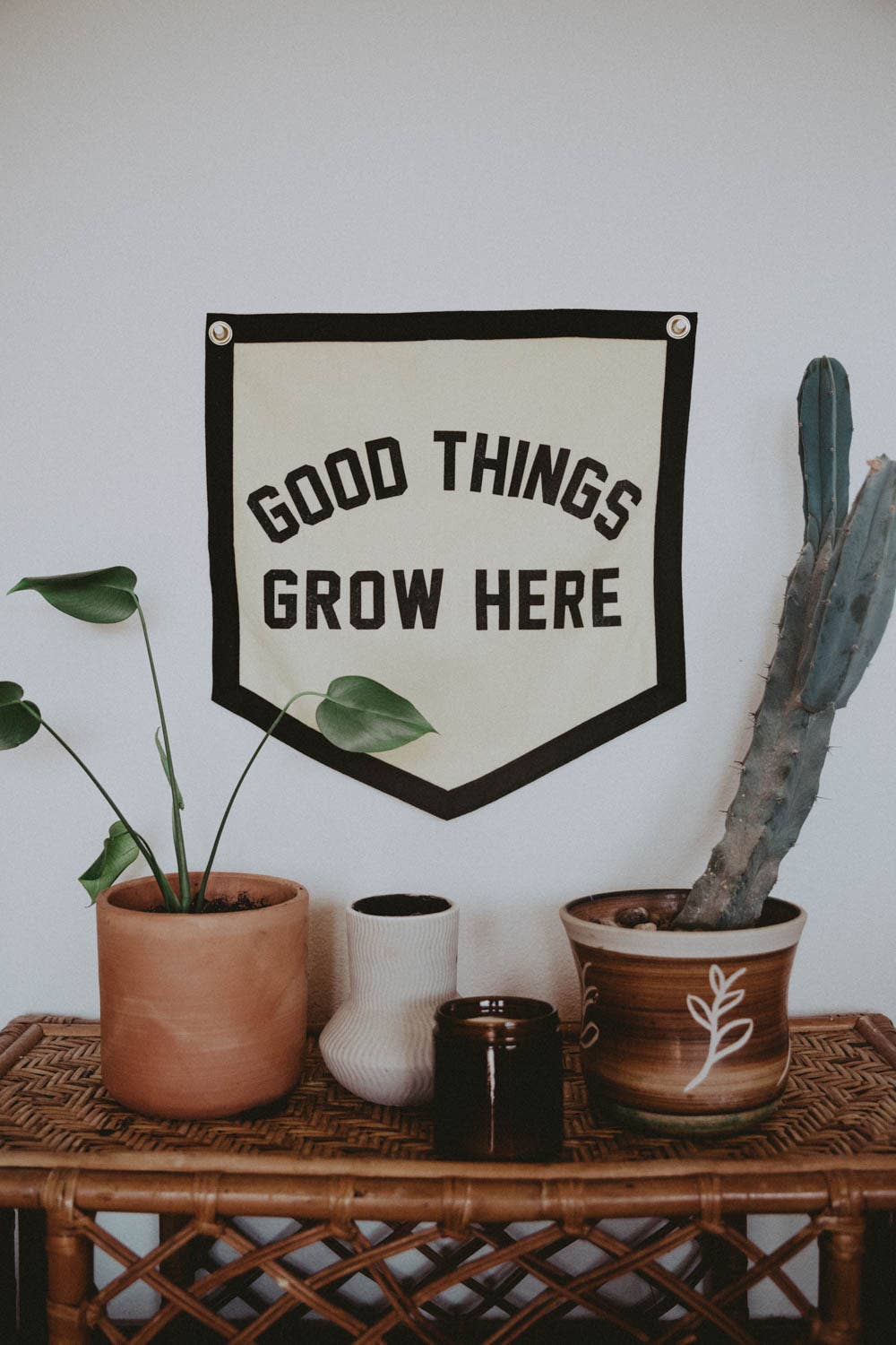 Good Things Grow Here Banner - SPARROW