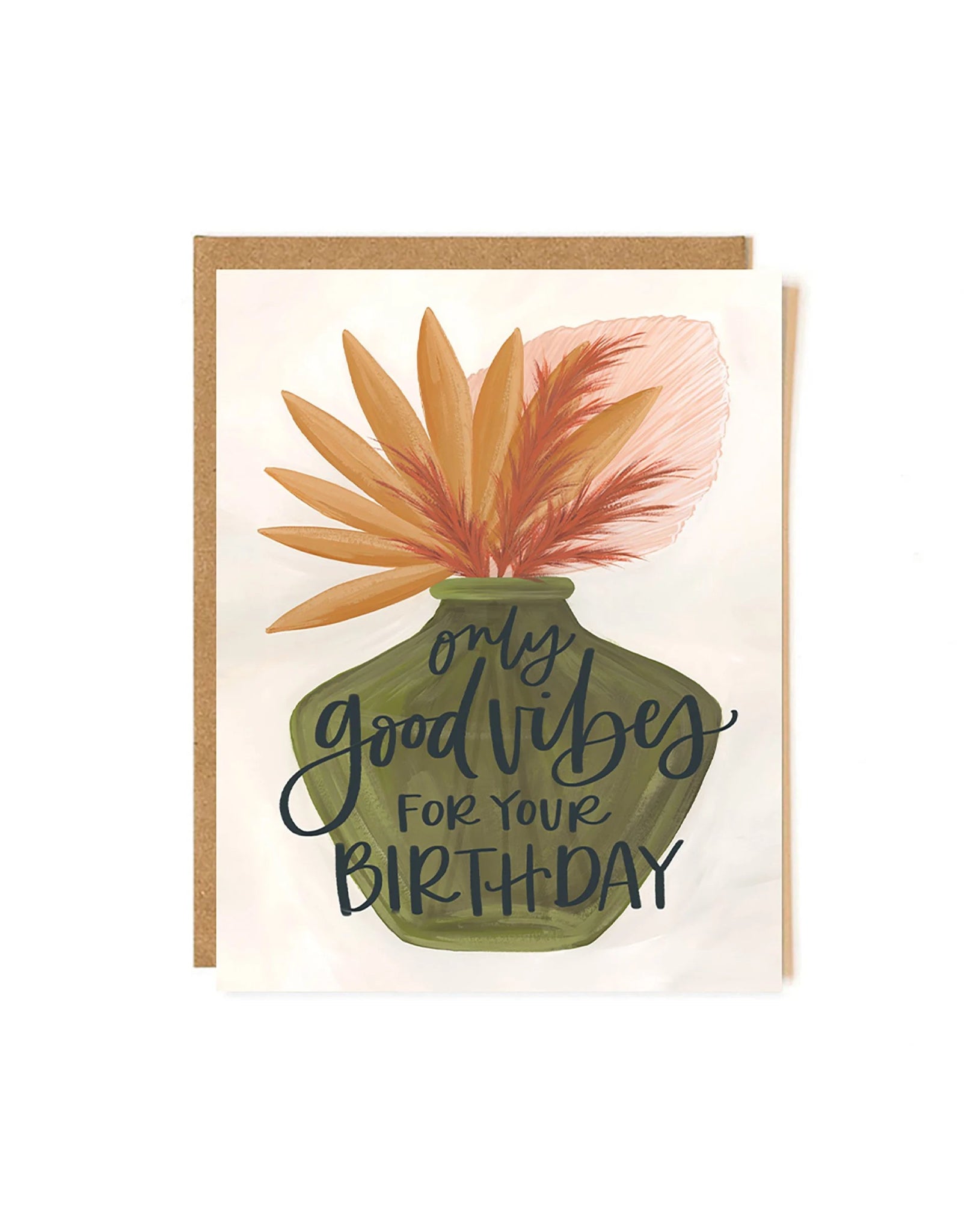 Good Vibes Birthday Greeting Card - SPARROW