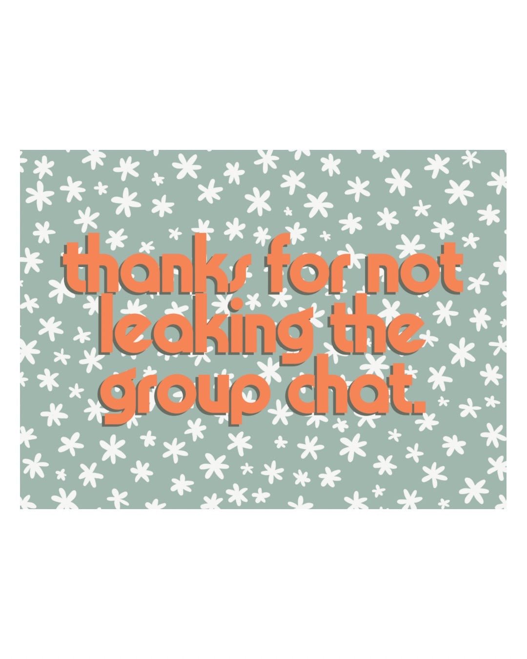 Group Chat Greeting Card - SPARROW