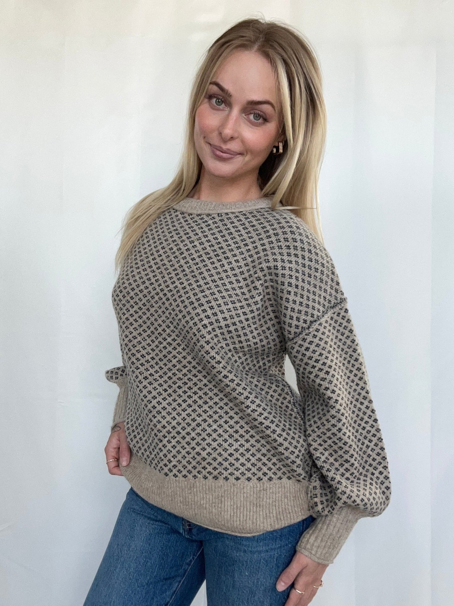 Gwen Sweater - Khaki - SPARROW
