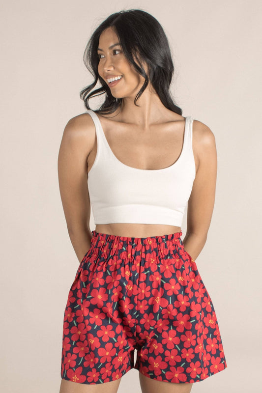 Hana Shorts - Red - SPARROW