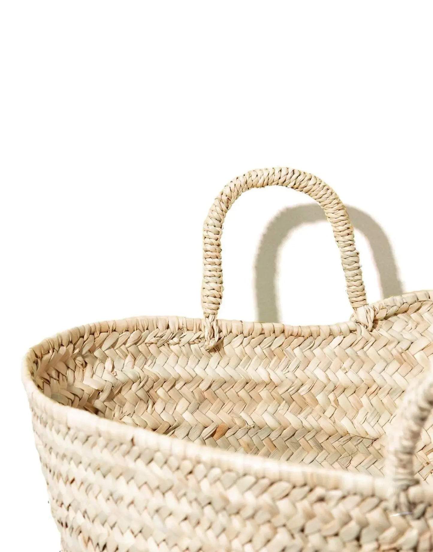 Handmade Straw Shopping Basket/Tote - SPARROW