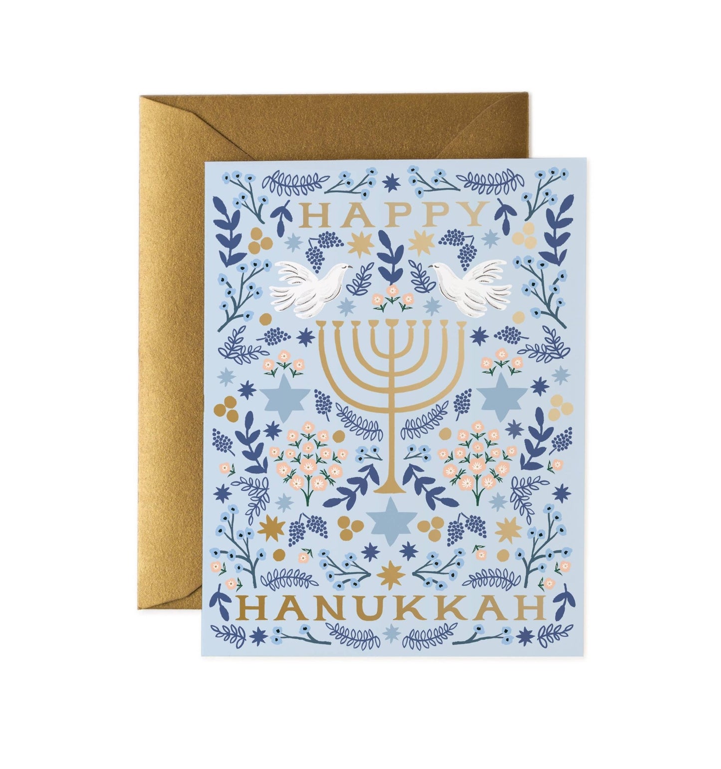 Hanukkah Menorah Card - SPARROW