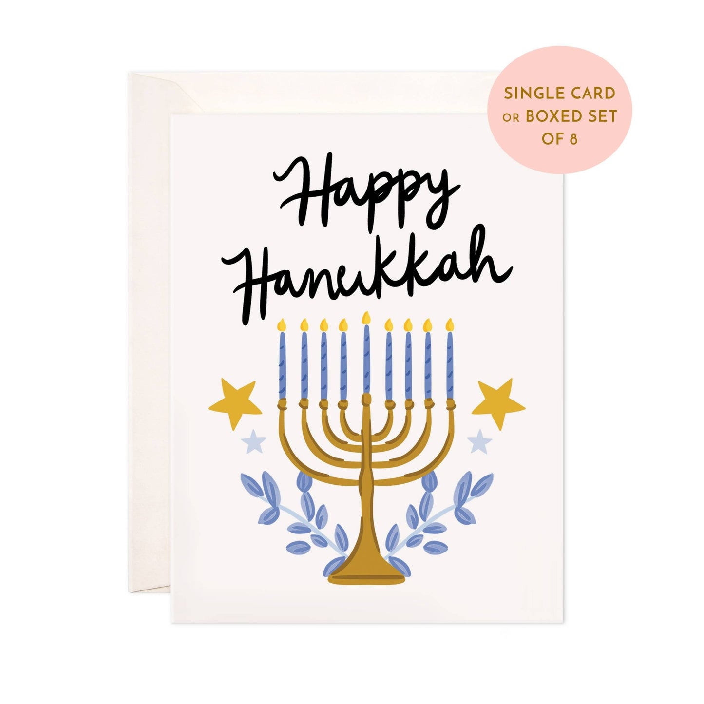 Happy Hanukkah Greeting Card - Hanukkah Card - SPARROW