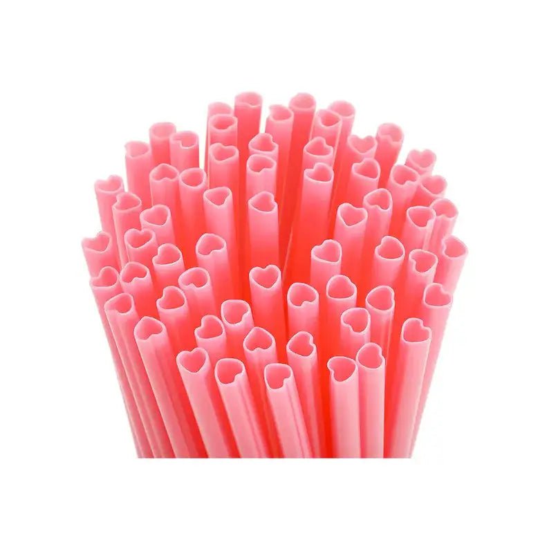 Heart Shaped Drinking Straws - SPARROW