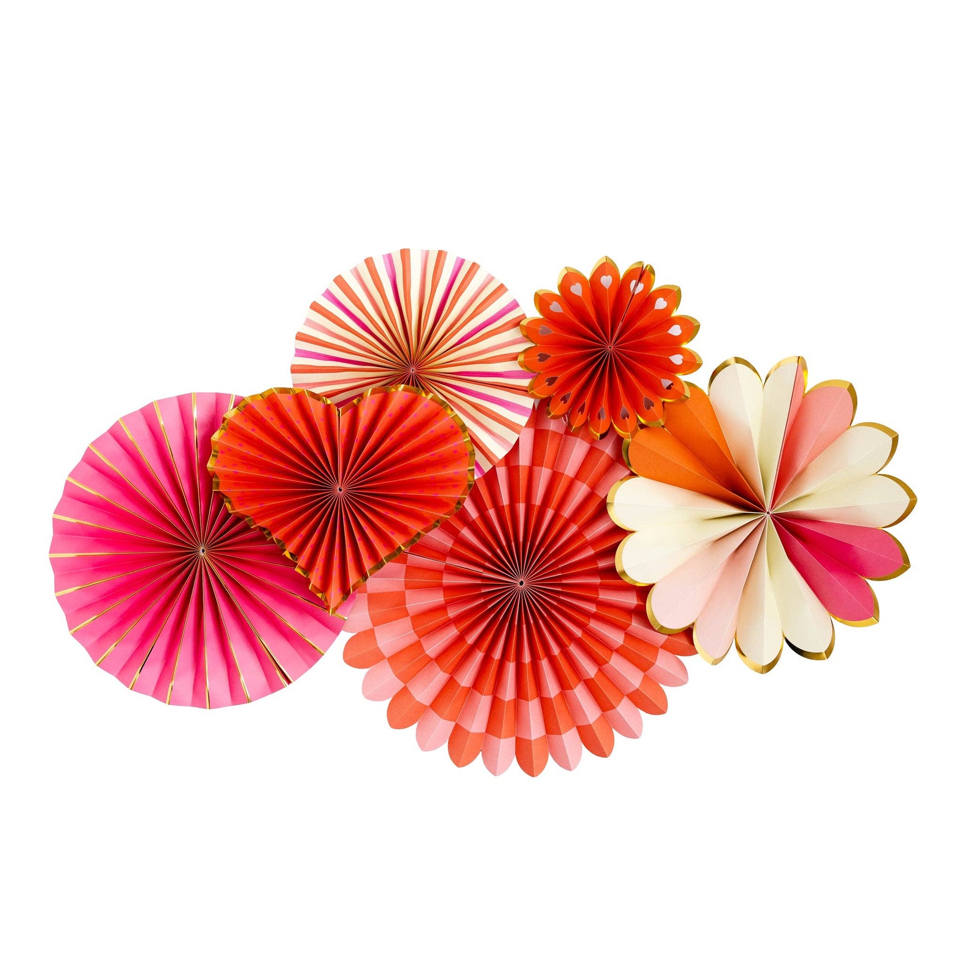 Heart You Paper Fan Set - SPARROW