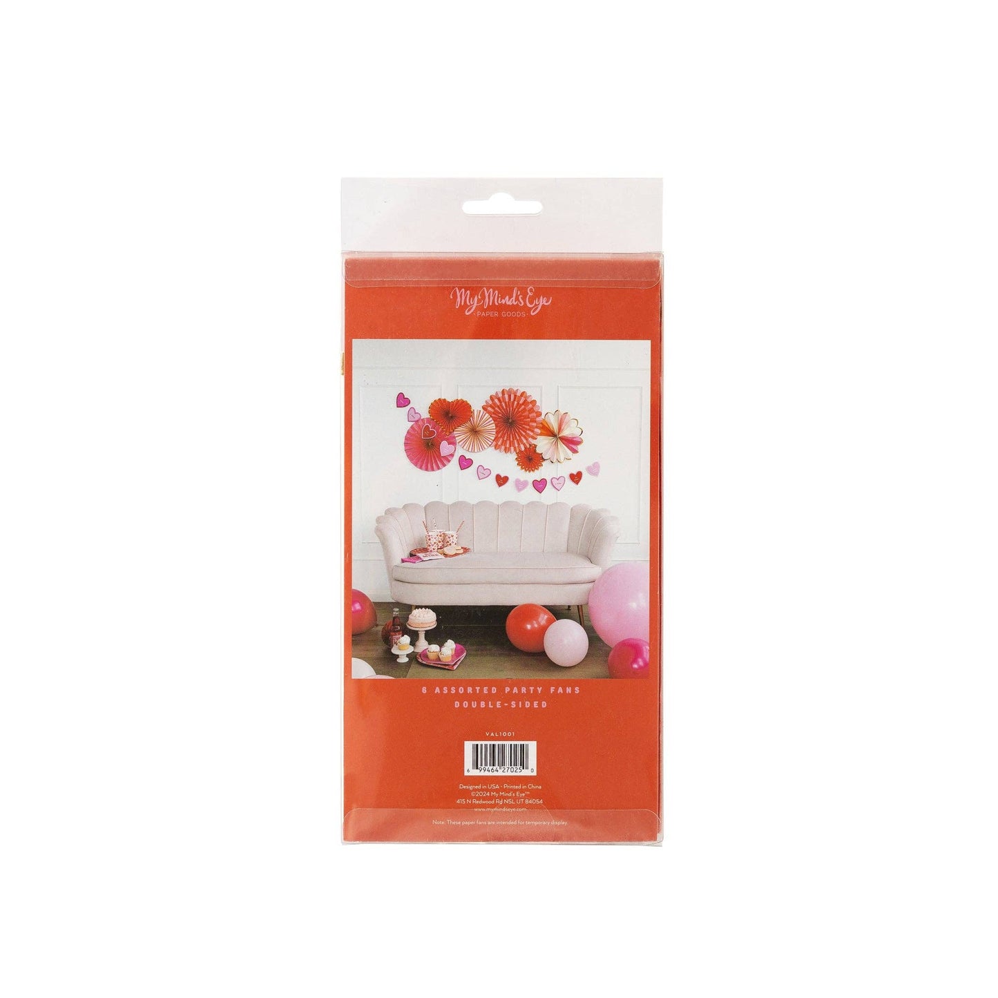 Heart You Paper Fan Set - SPARROW