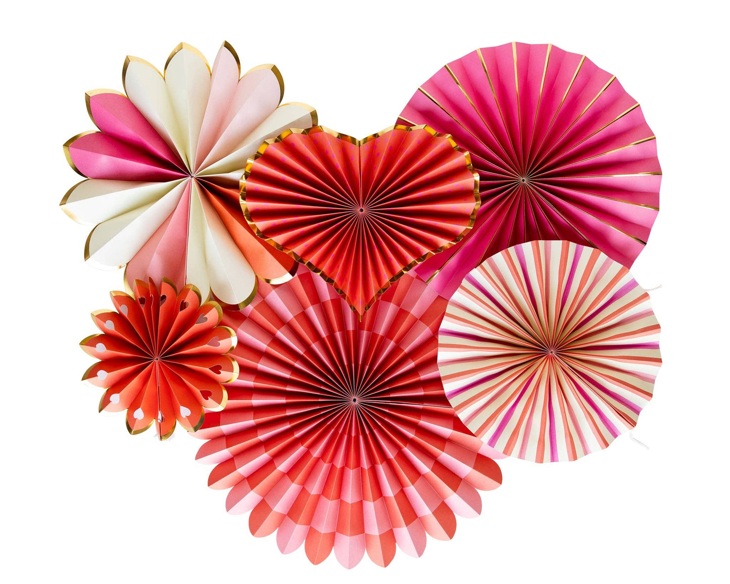 Heart You Paper Fan Set - SPARROW
