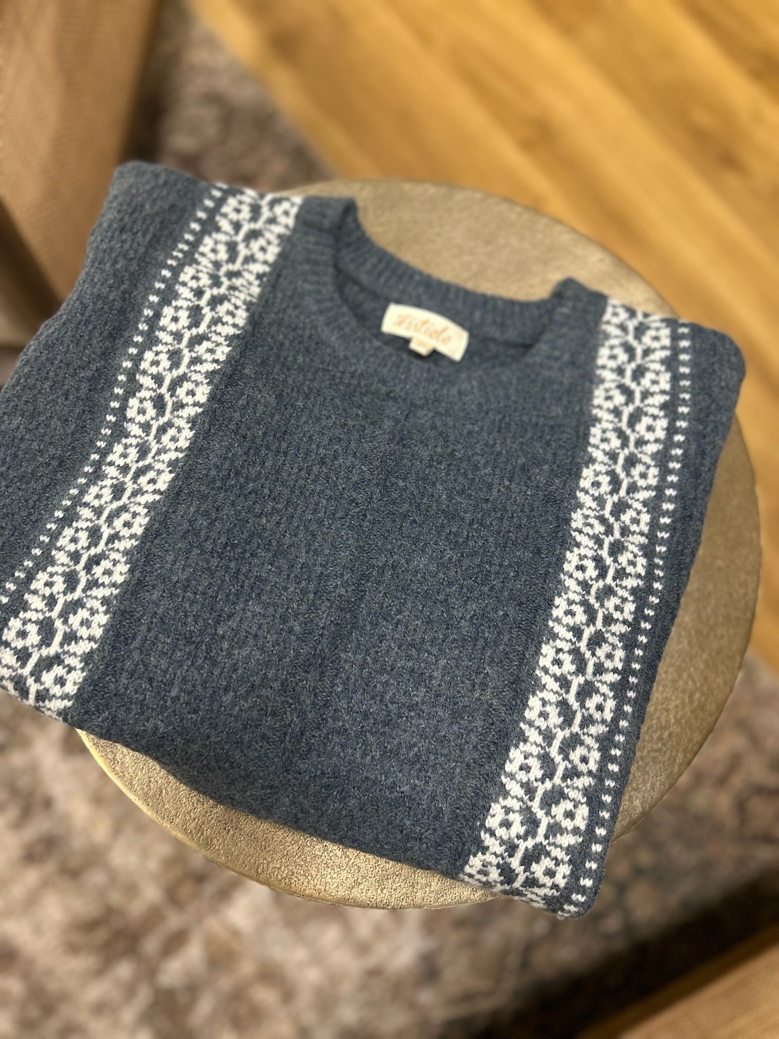 Heather Sweater - Slate Blue - SPARROW