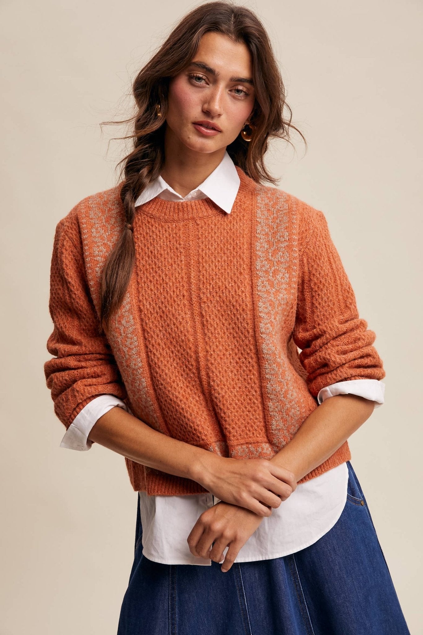 Heather Sweater - Terracotta - SPARROW