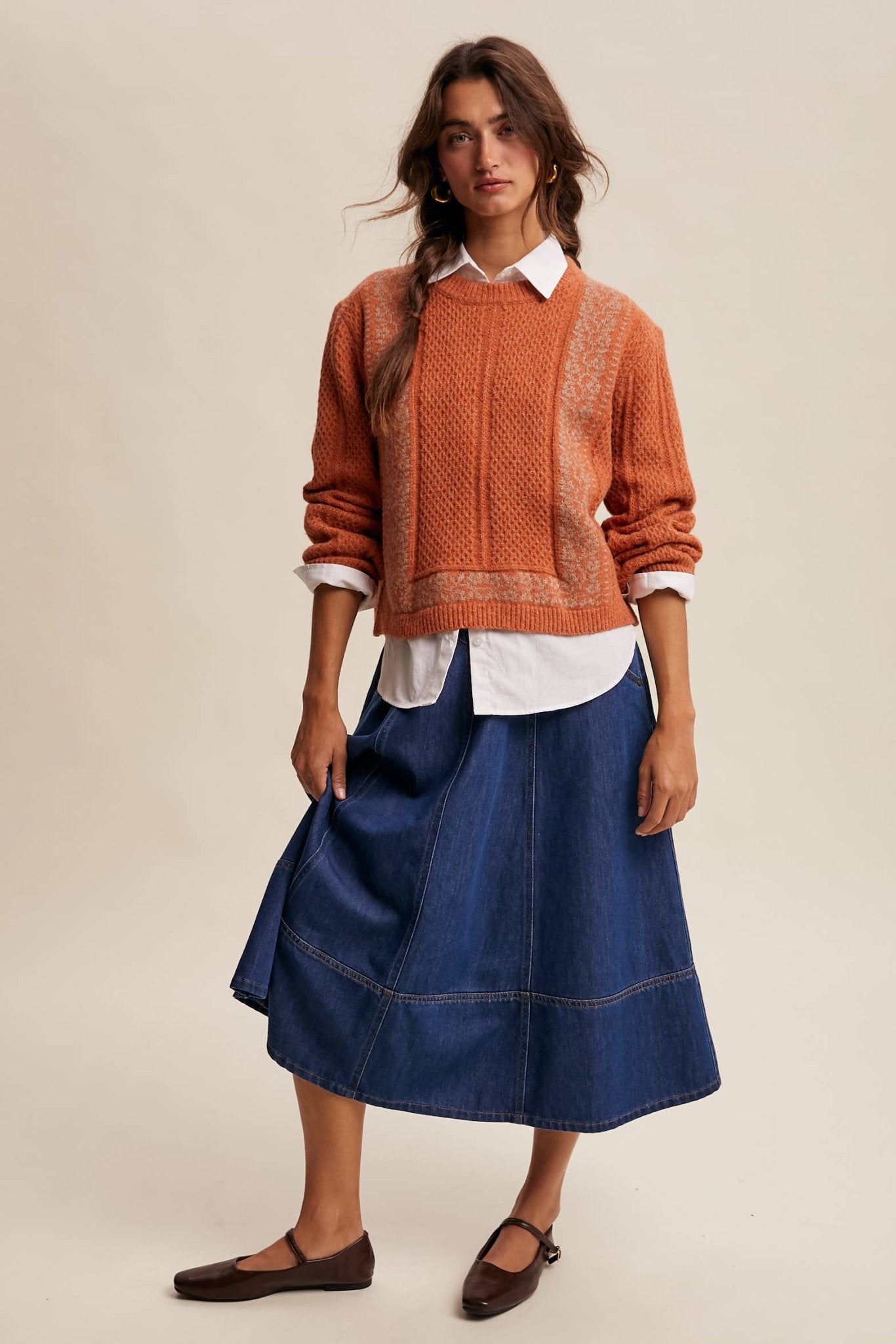Heather Sweater - Terracotta - SPARROW