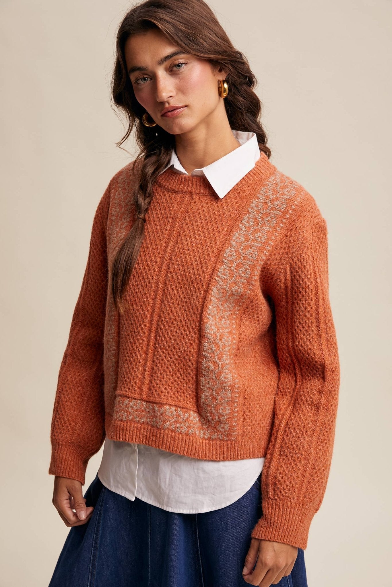 Heather Sweater - Terracotta - SPARROW