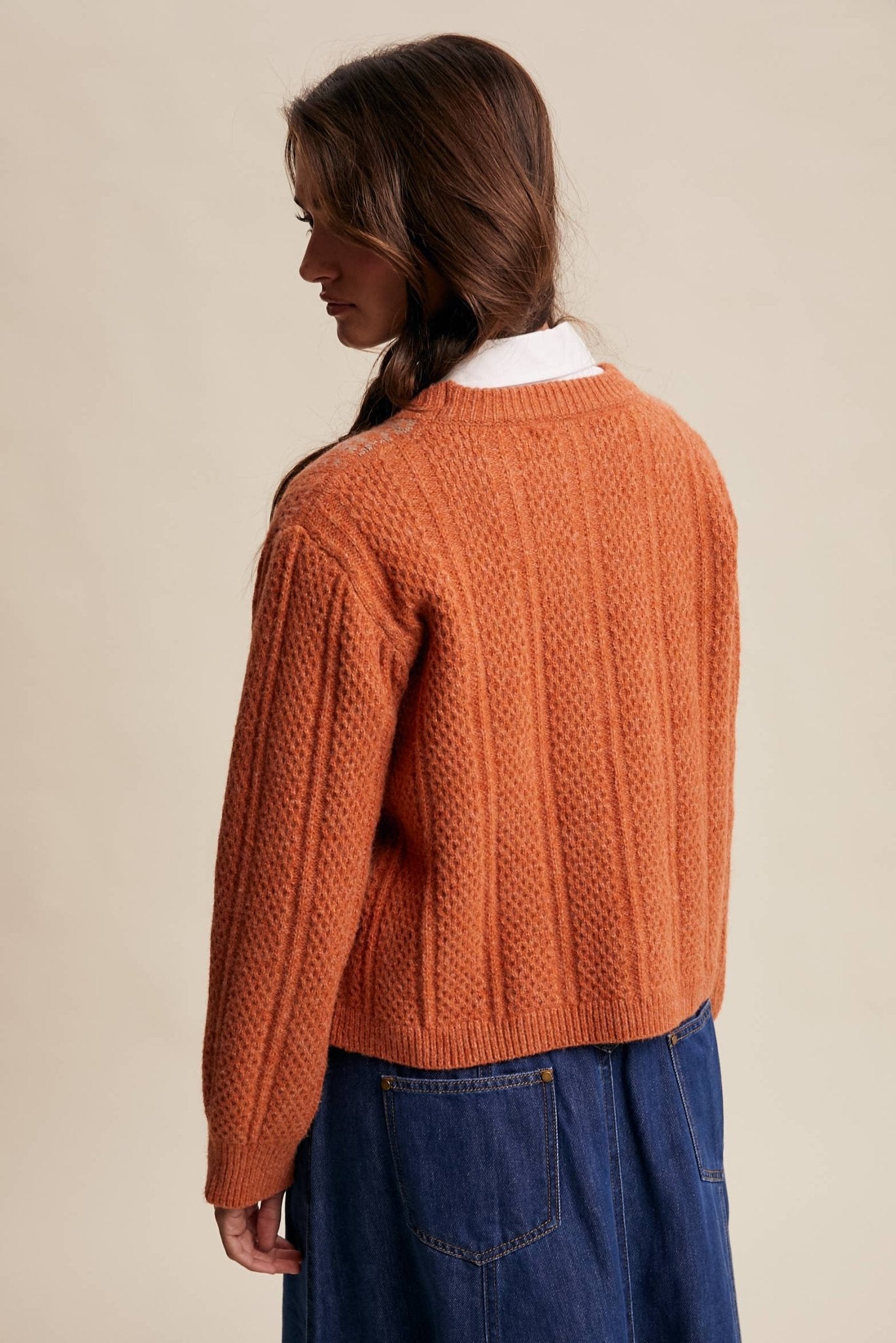 Heather Sweater - Terracotta - SPARROW